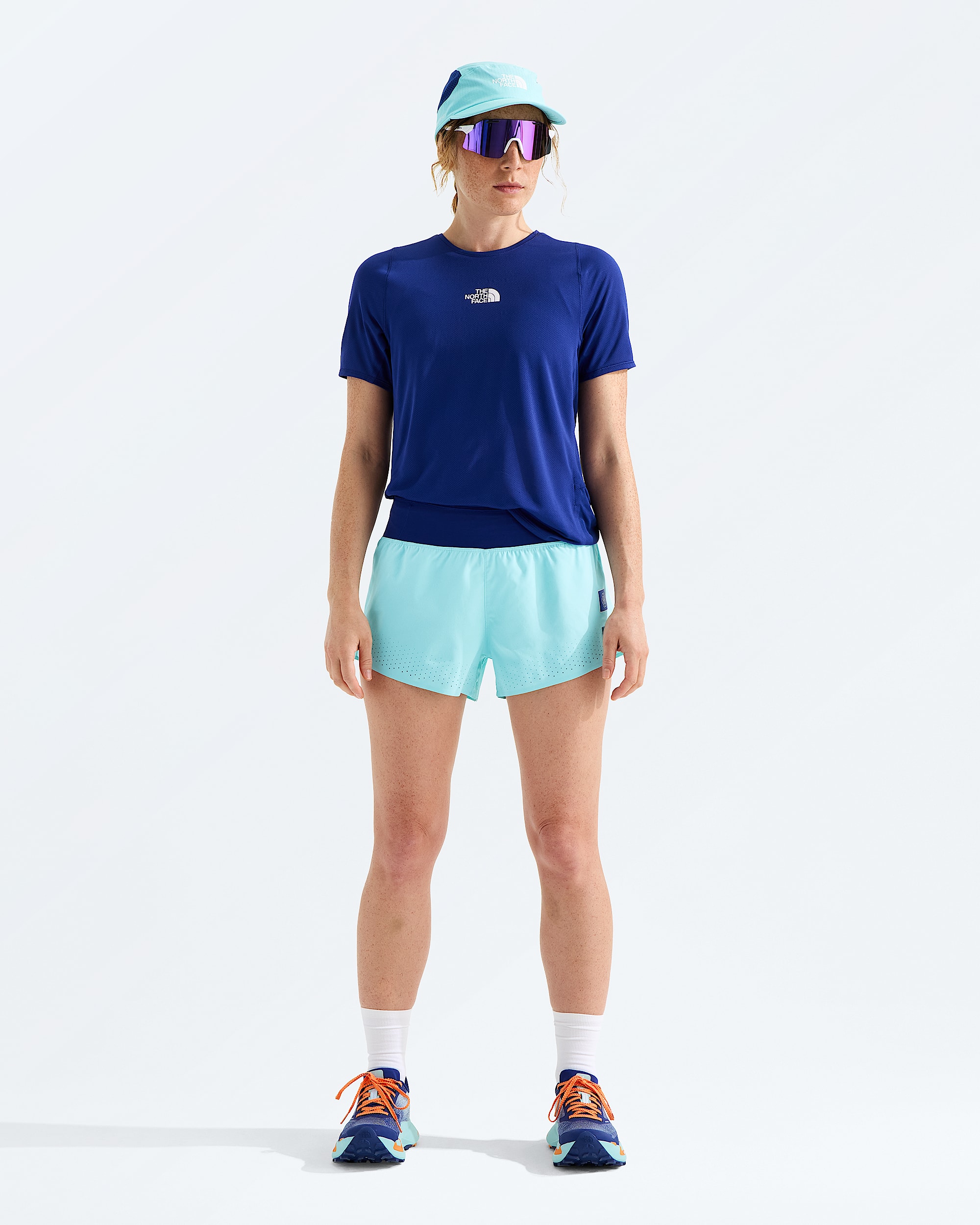 Womens Summit Series Pacesetter 3 ShortsGraphic TNF HERO2
