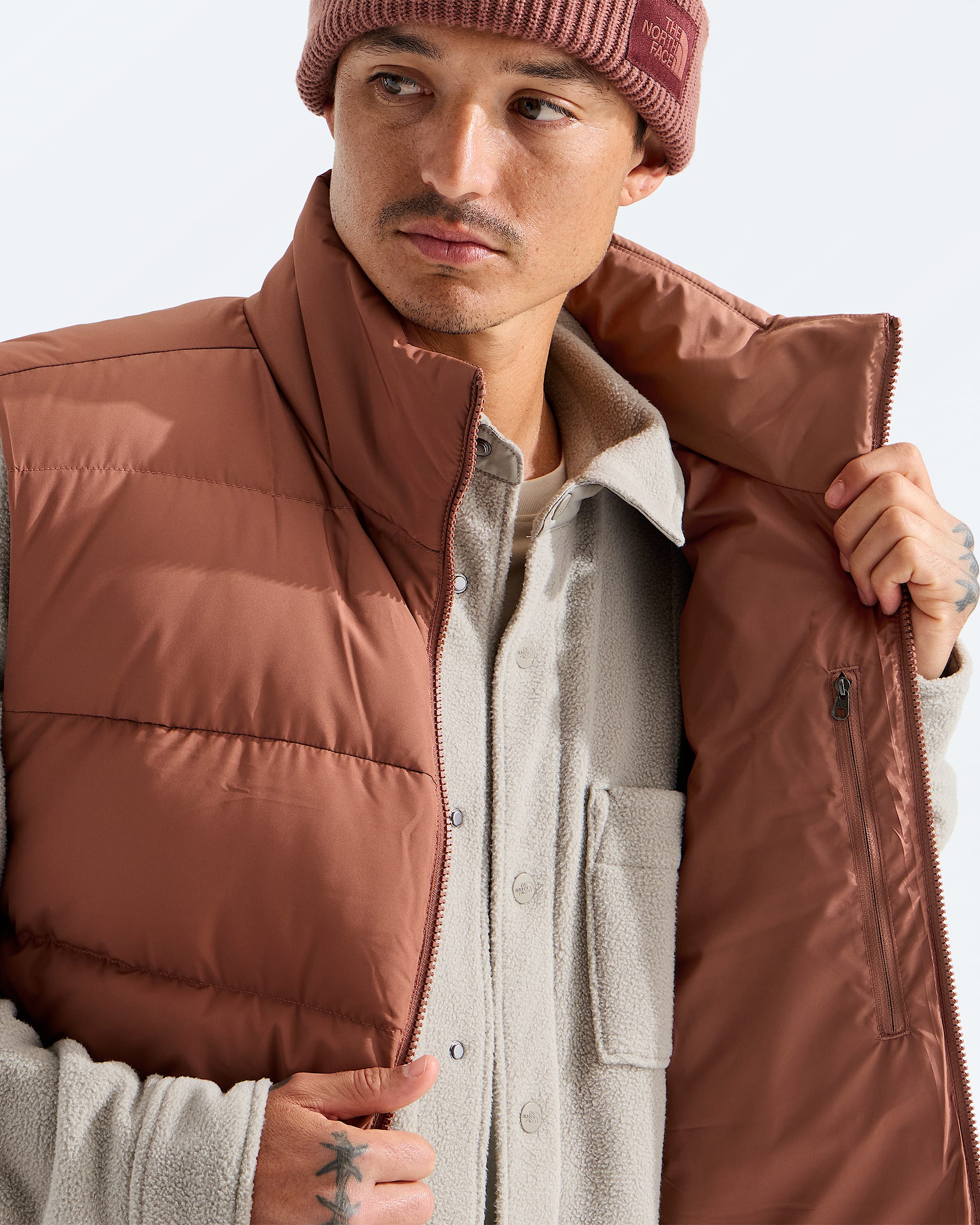 Mens Frost Fall Vest TNF MODELINT