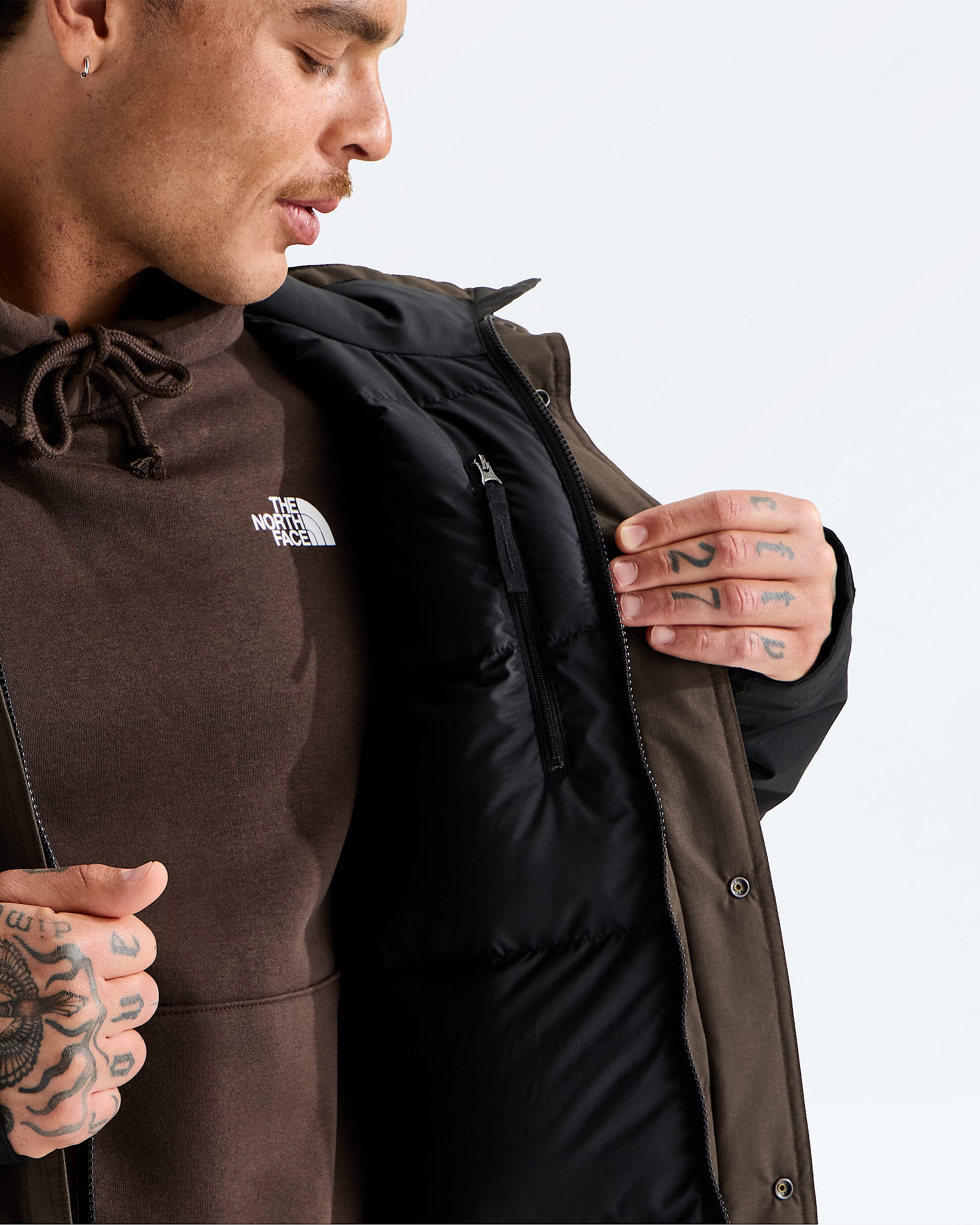 Mens Mountain Down Jacket TNF MODELINT