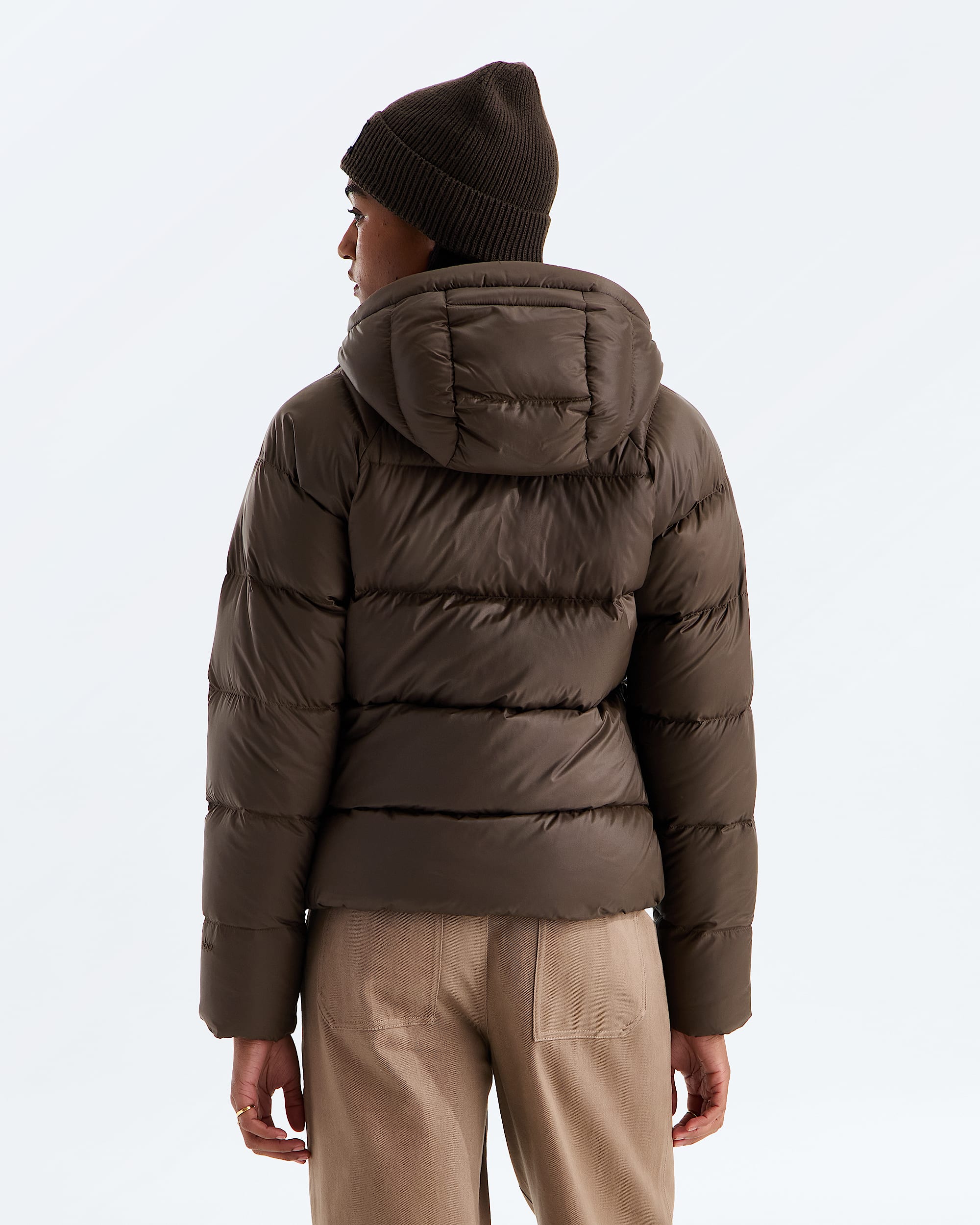Womens Hydrenalite City Down Hooded Jacket TNF BACK