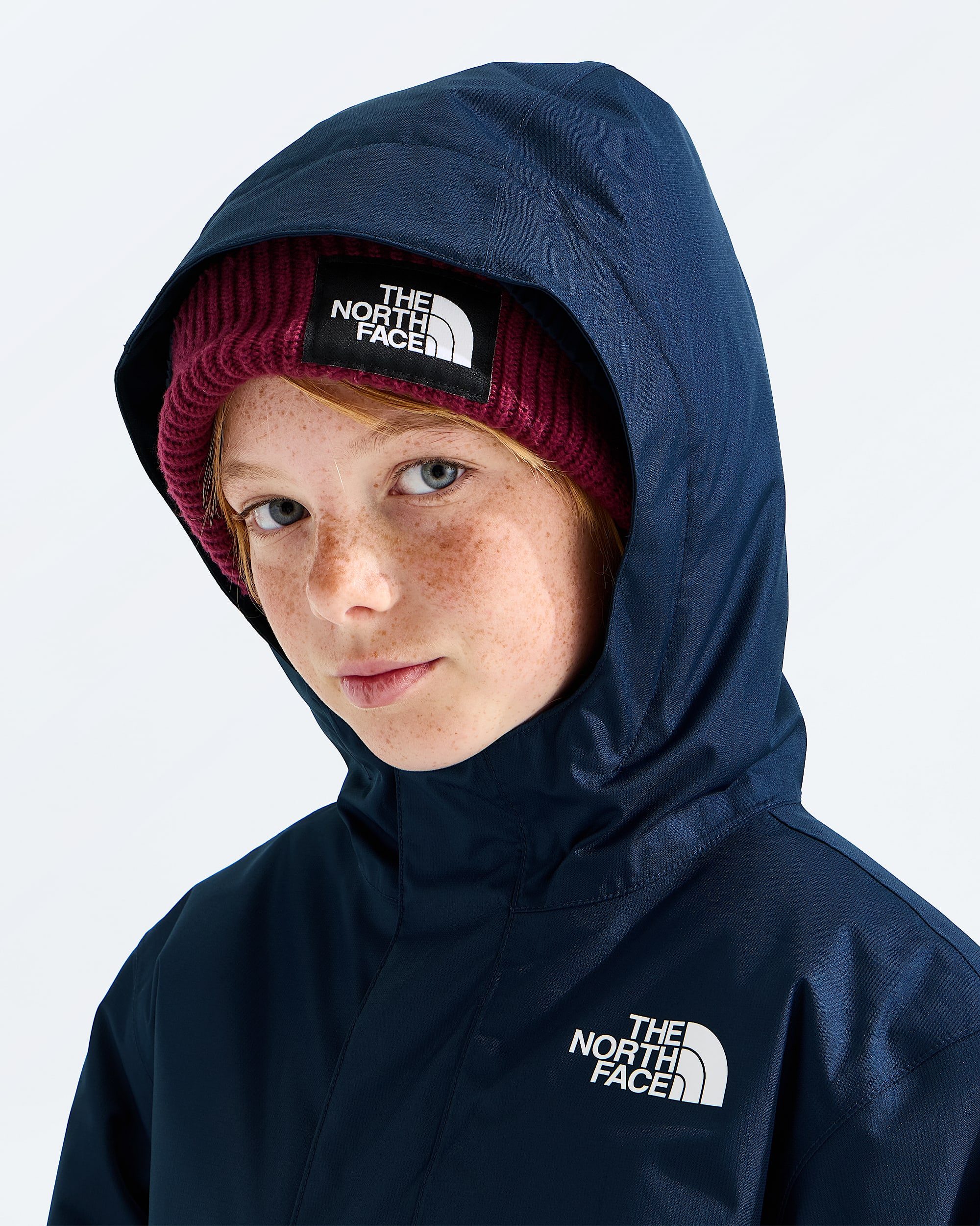 Boys  Girls Snowquest Jacket TNF MODELHOOD2
