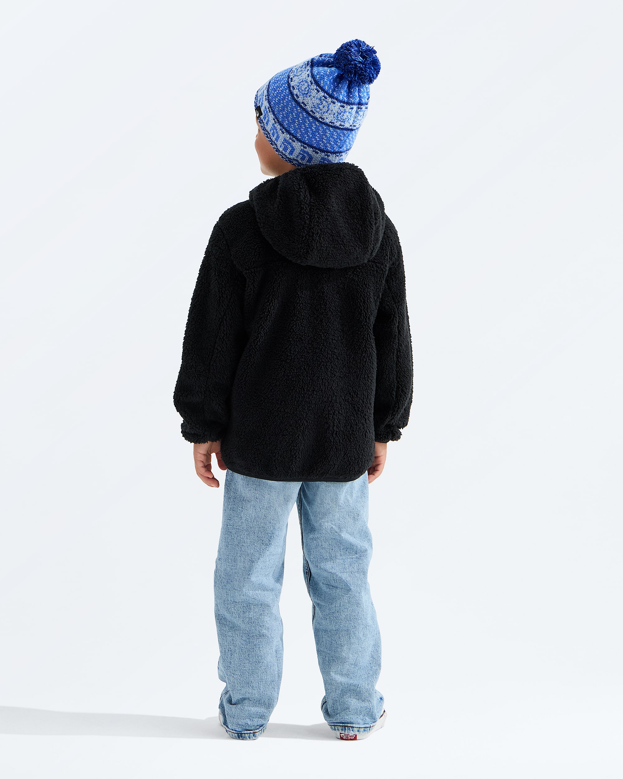 Kids Cabin Fleece Hoodie TNF BACK