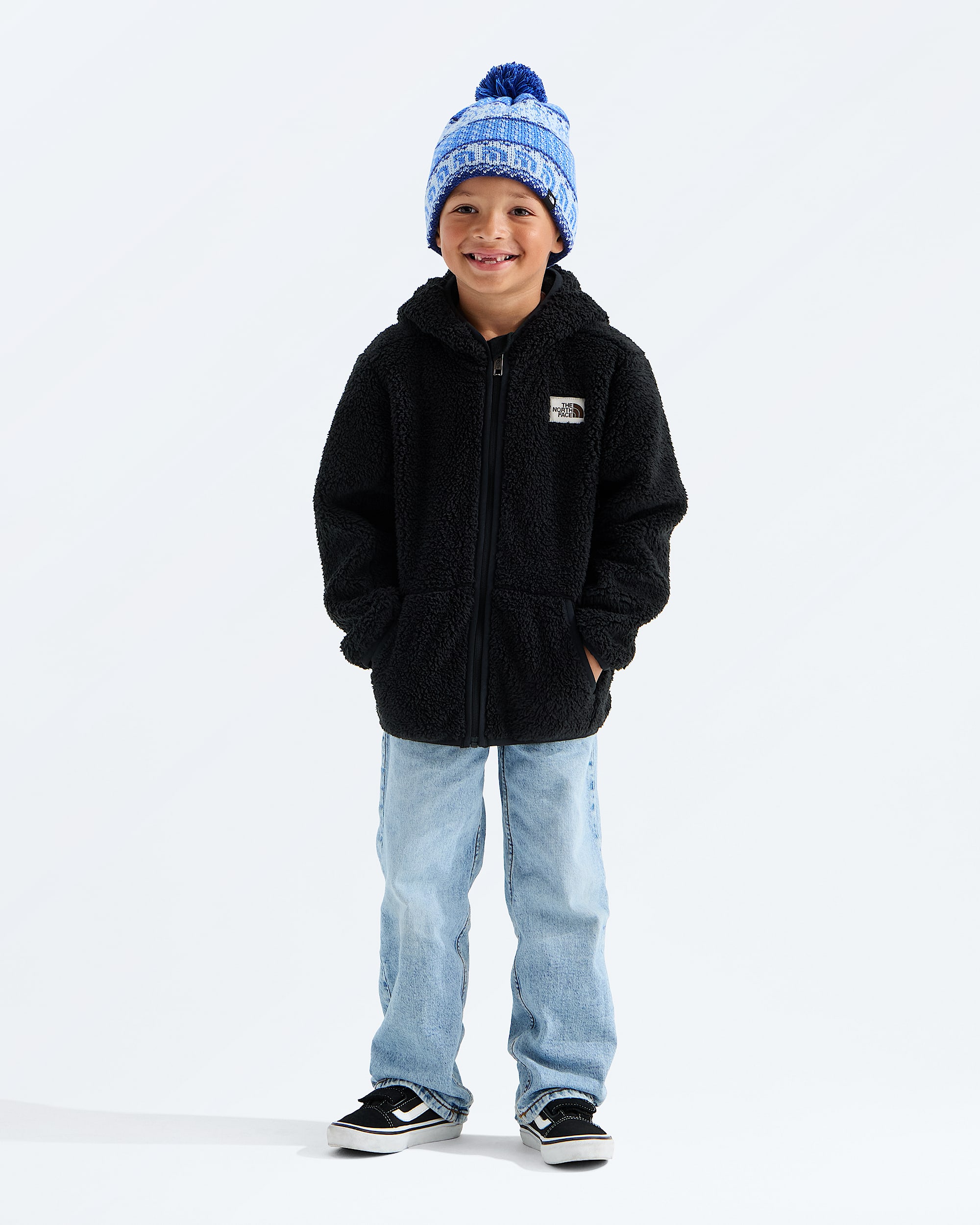 Kids Cabin Fleece Hoodie TNF HERO2