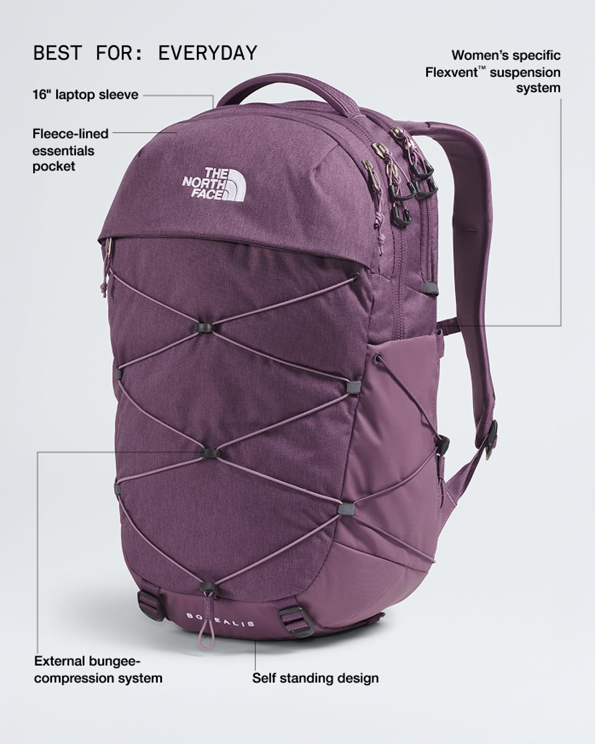 north face backpacks herbergers The Borealis Backpack A dedicated laptop compartment provides protection The North Face Backpack -