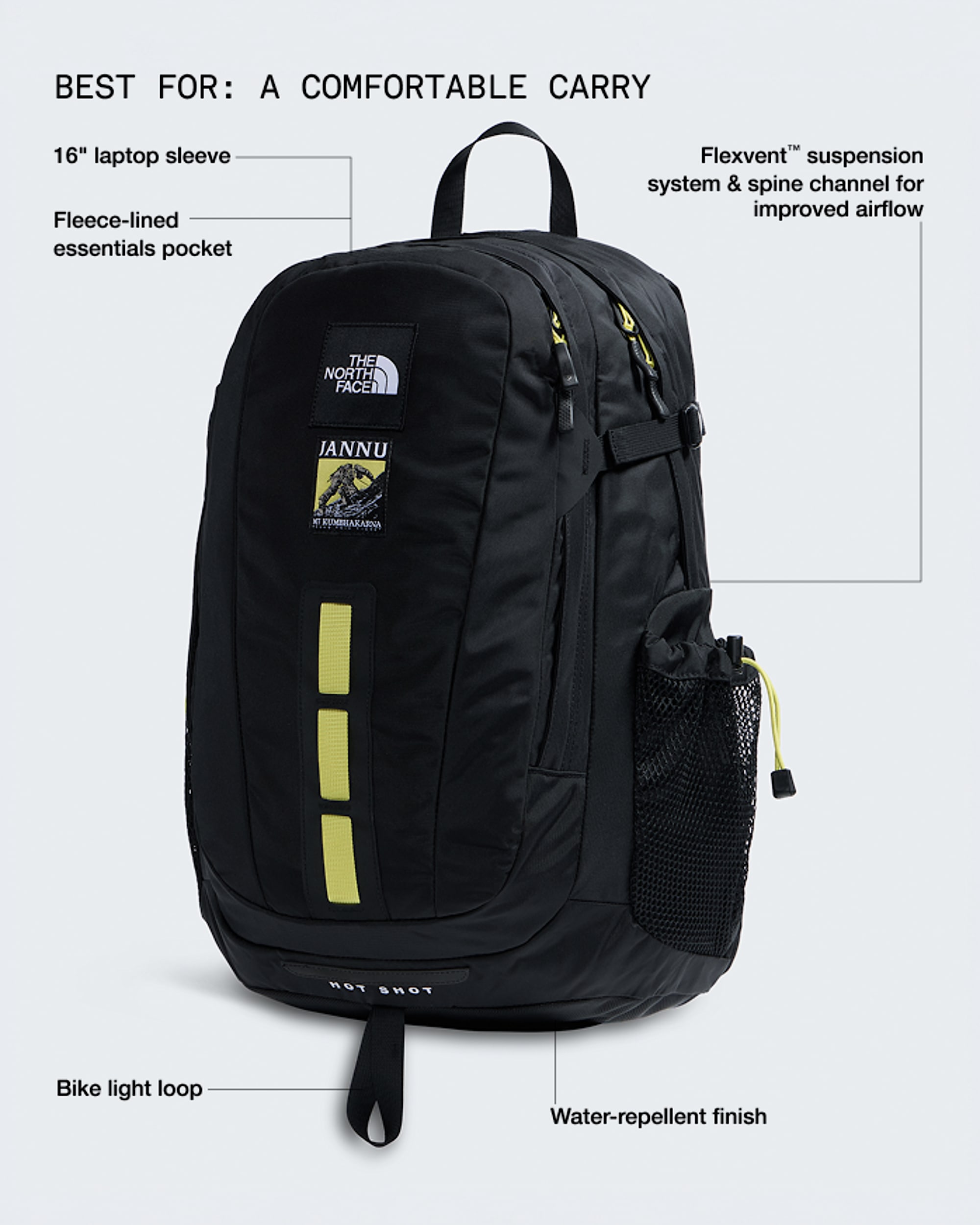 hot shot backpack north face The Mini White Dune/Desert Stone Explore the exquisite collection of The North Face on Shooos.nl Hot Shot Backpack | The