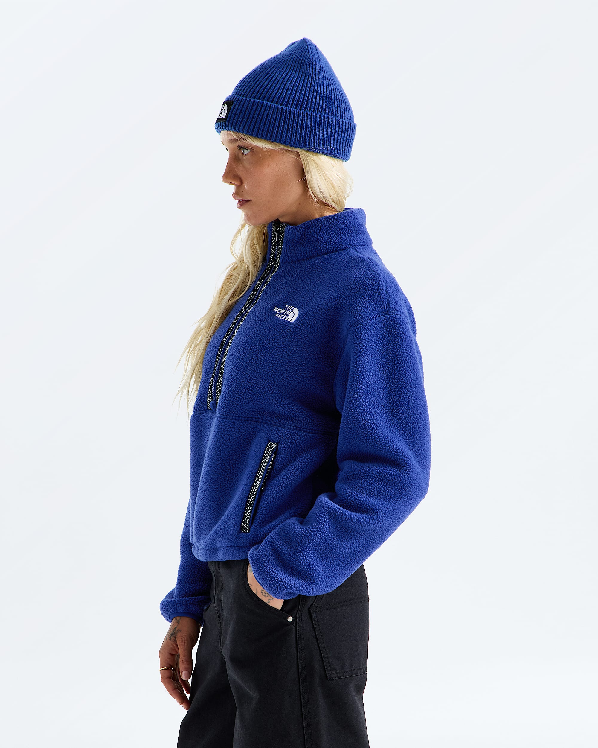 【美品】The North Face 130スキーウェア ネイビー/ブルー Women's TNF™ Fleeski ¼-Zip Pullover | The North Face