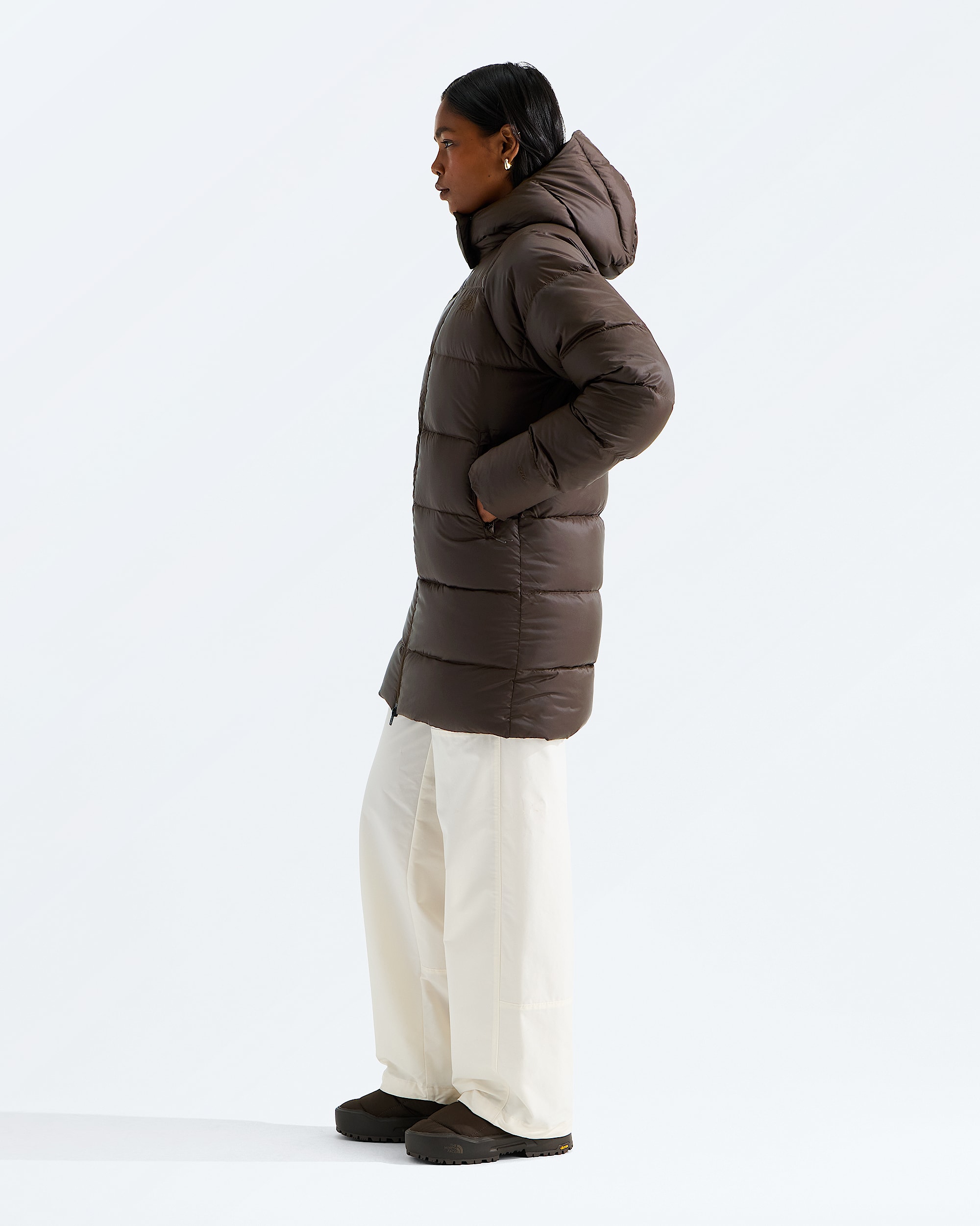 Womens Hydrenalite City Down Hooded Parka TNF MODEL34