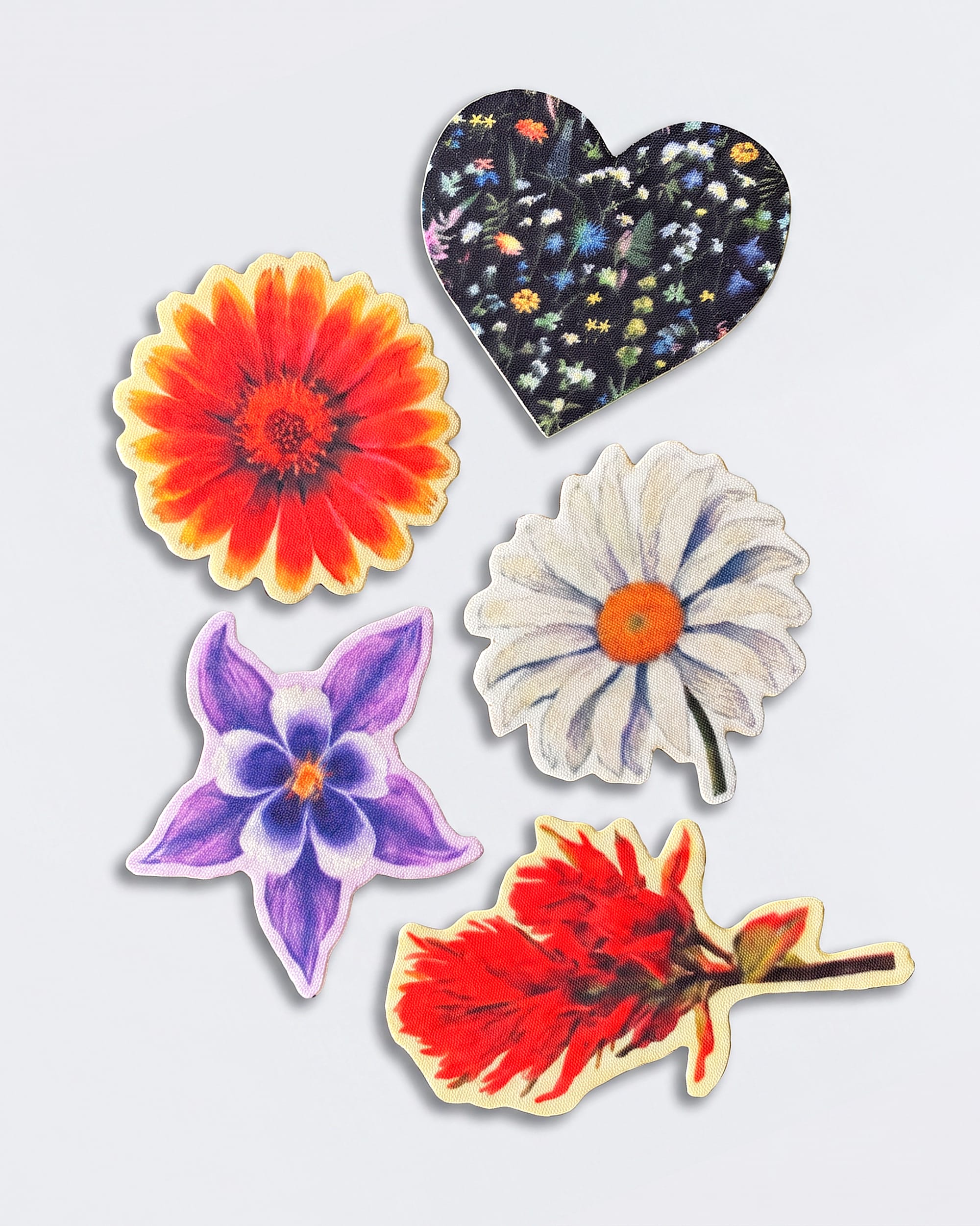 Floral Patches 5Pack TNF HERO