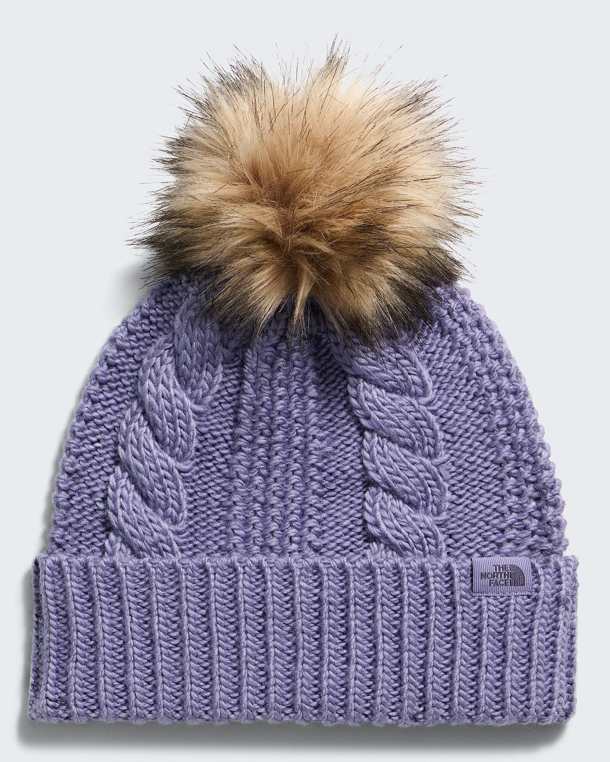 Womens Oh Mega Fur Pom Beanie TNF HERO