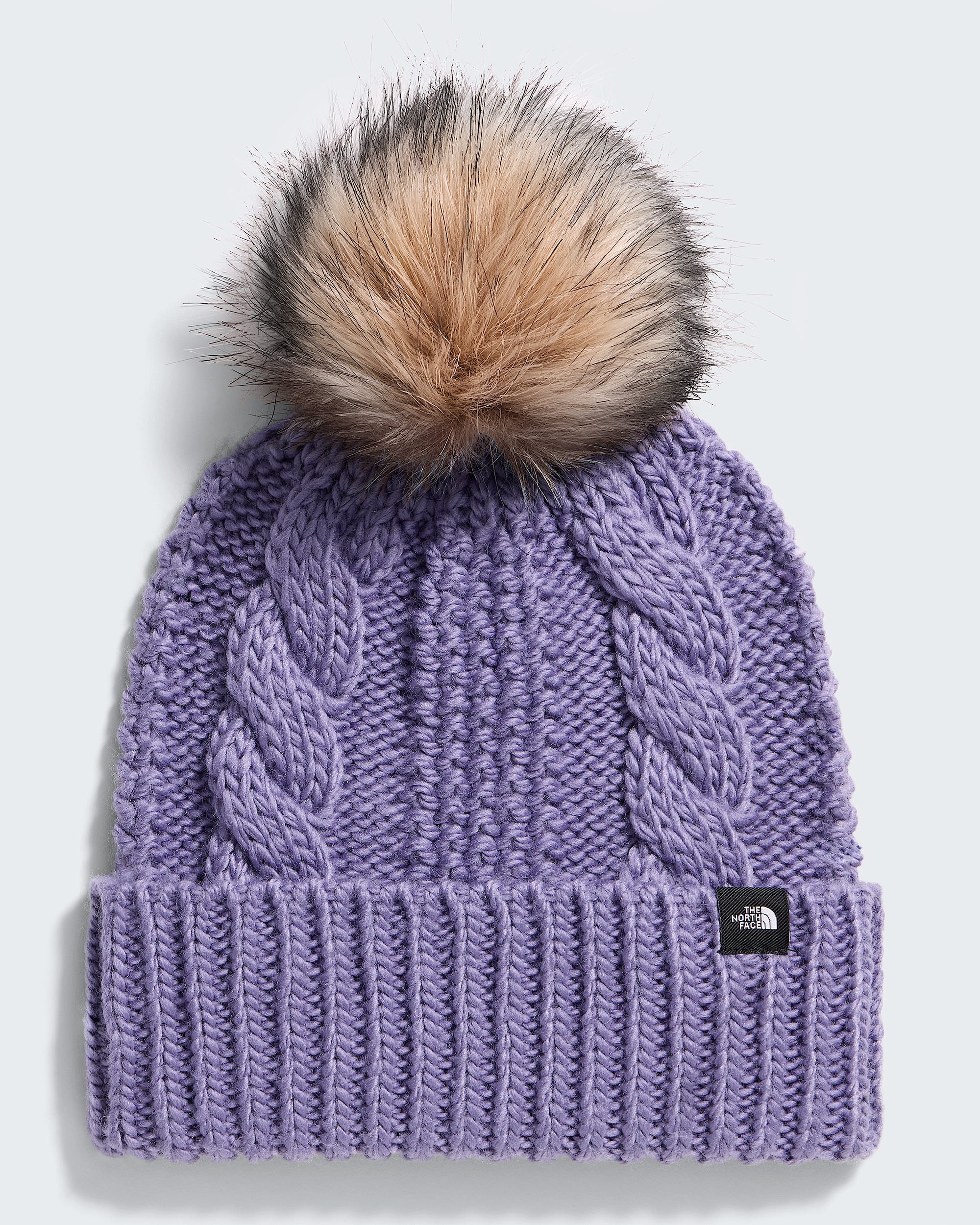 Kids Oh Mega Fur Pom Beanie TNF HERO