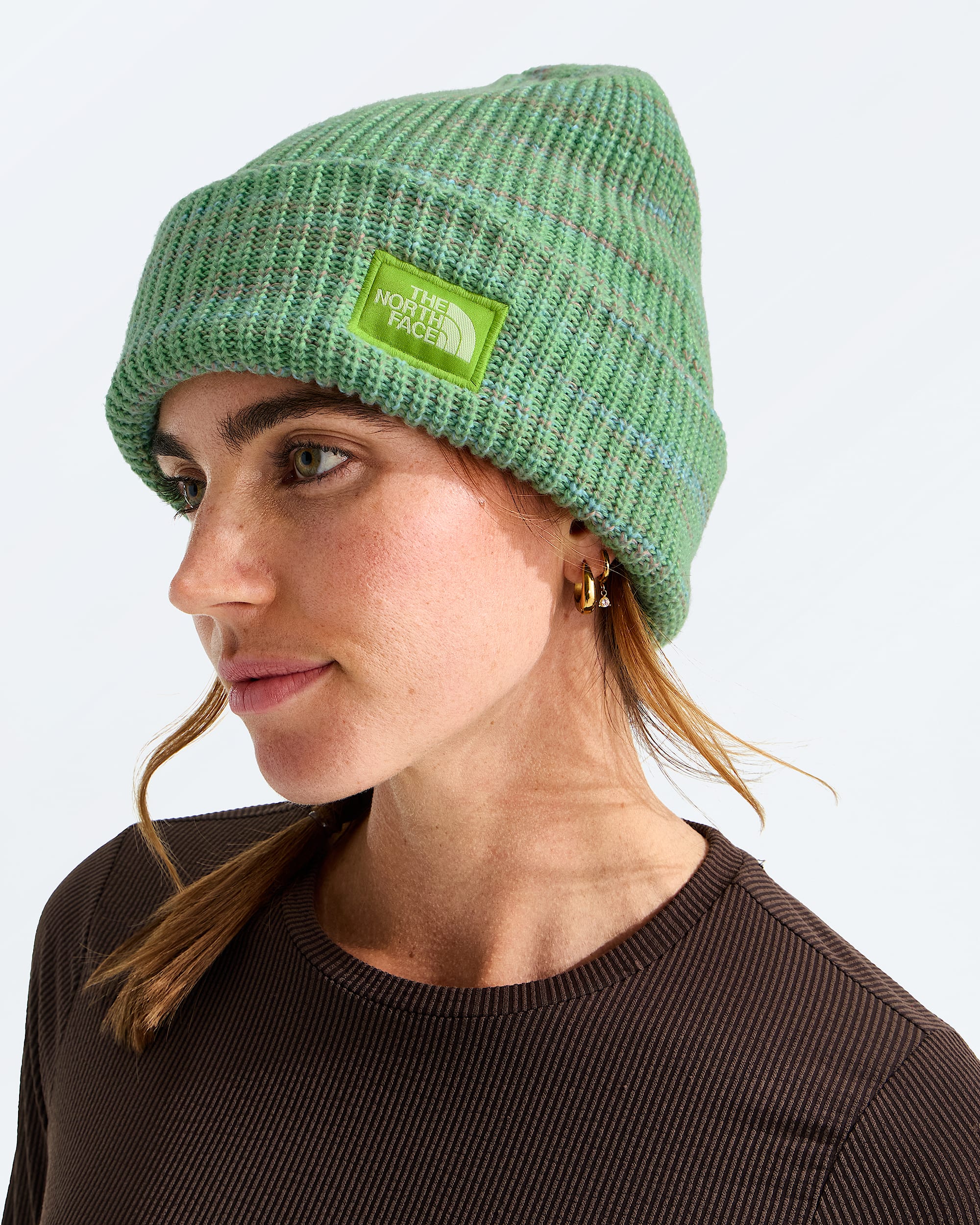 Salty Bae Lined Beanie TNF MODELBACK