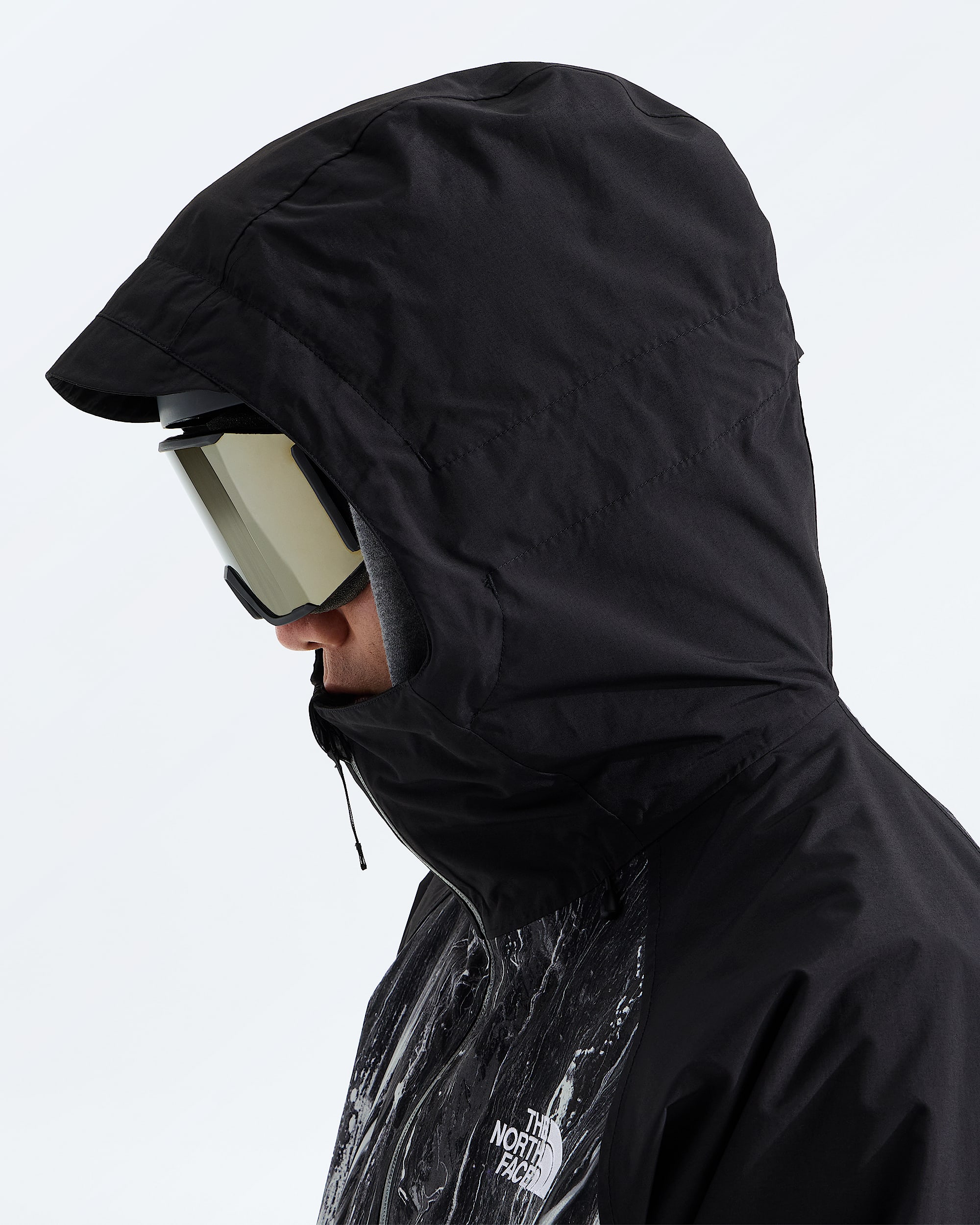 Mens Slider JacketPrint TNF MODELHOOD2