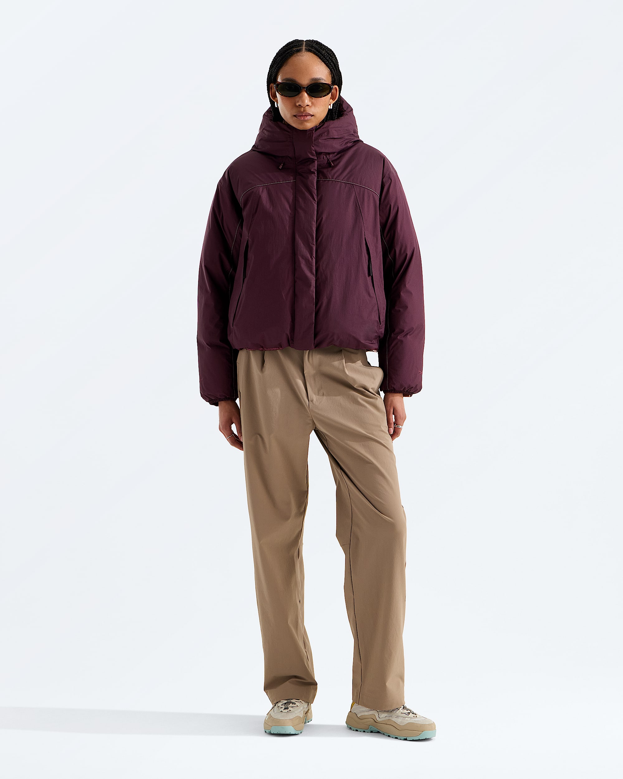 Womens TNF DRYVENT Reversible Down Jacket TNF HERO2