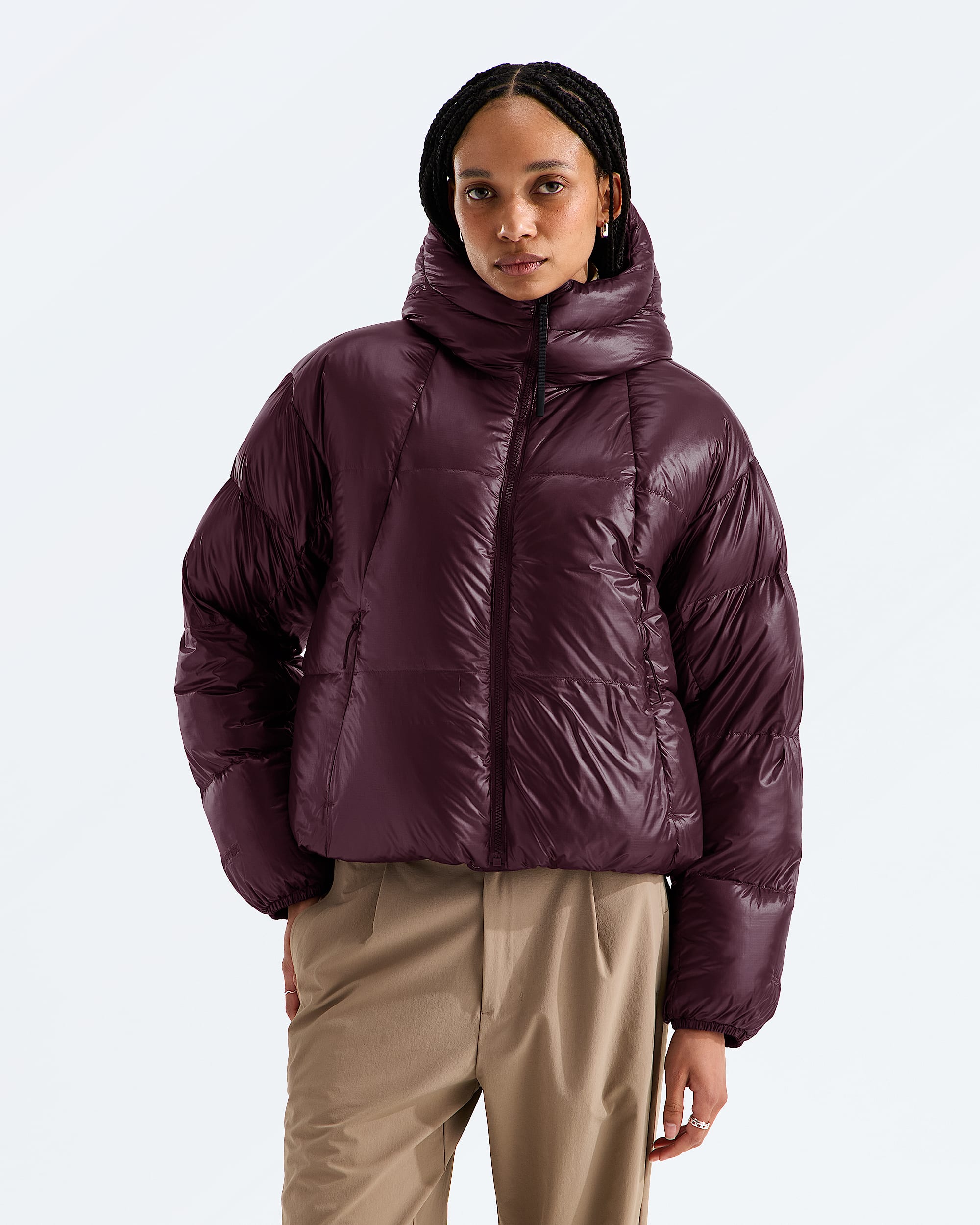 Womens TNF DRYVENT Reversible Down Jacket TNF HEROREV