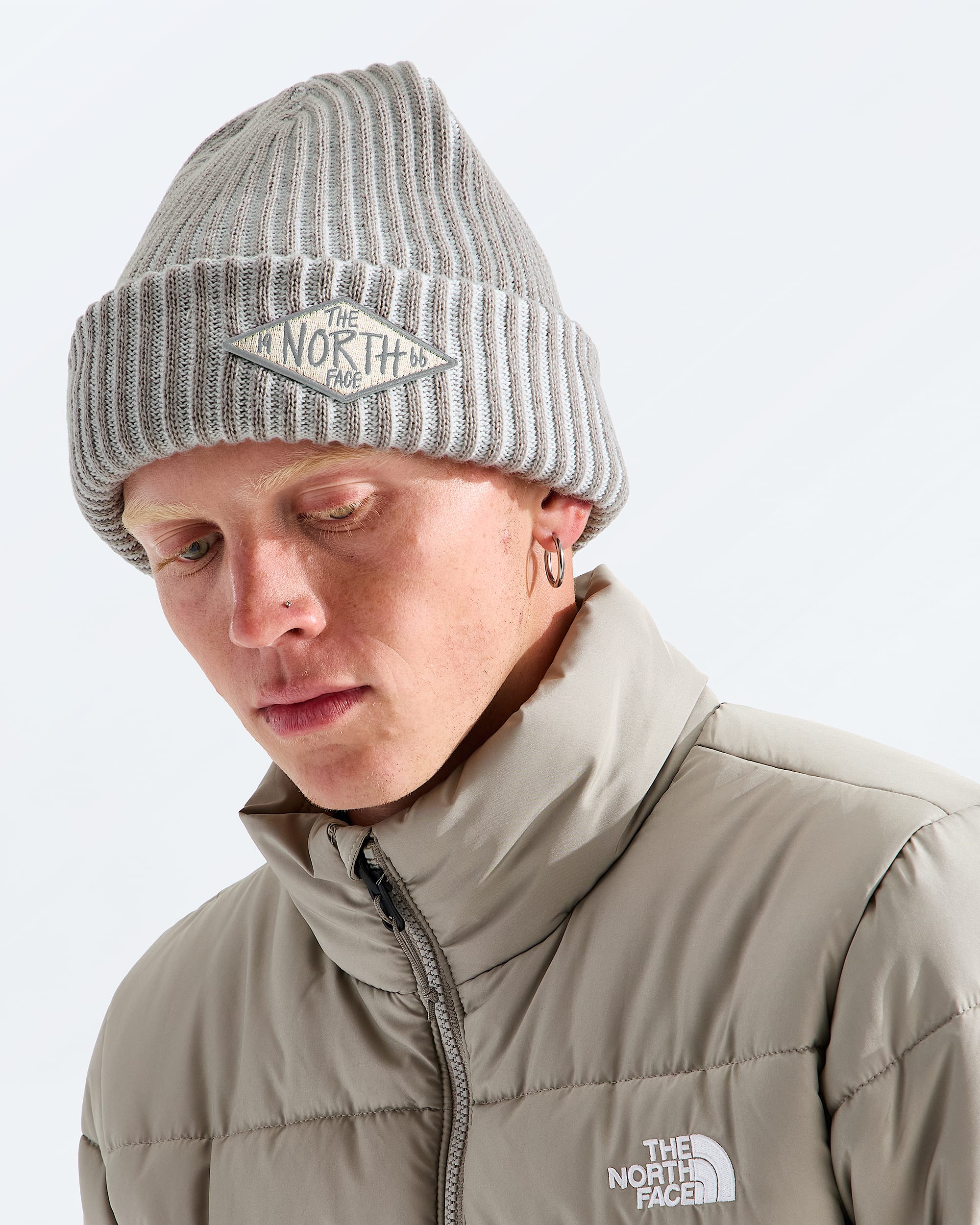 Salty Lined SE Beanie TNF MODELBACK