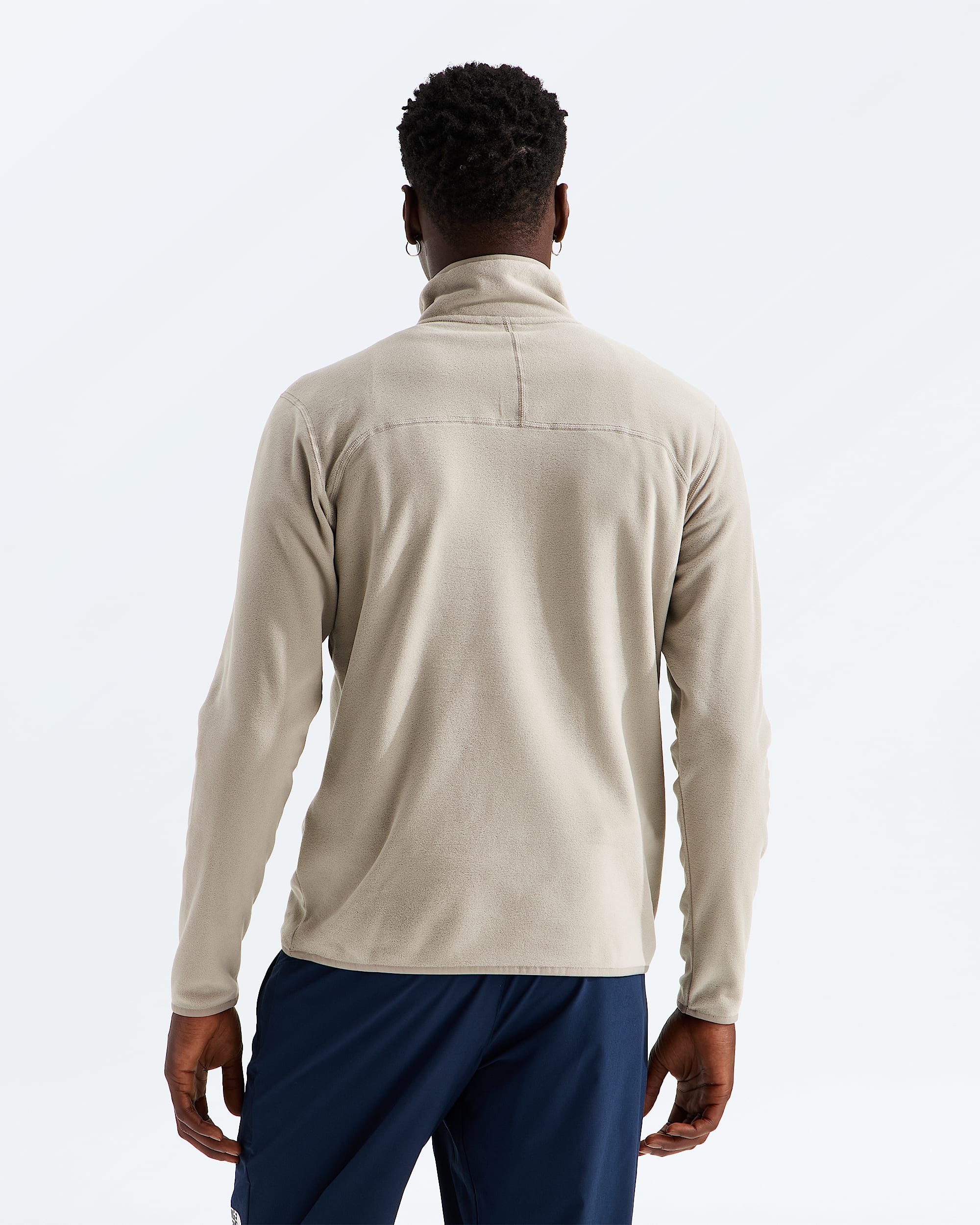 Veste  glissire un quart Glacier pour hommes logo brod TNF BACK