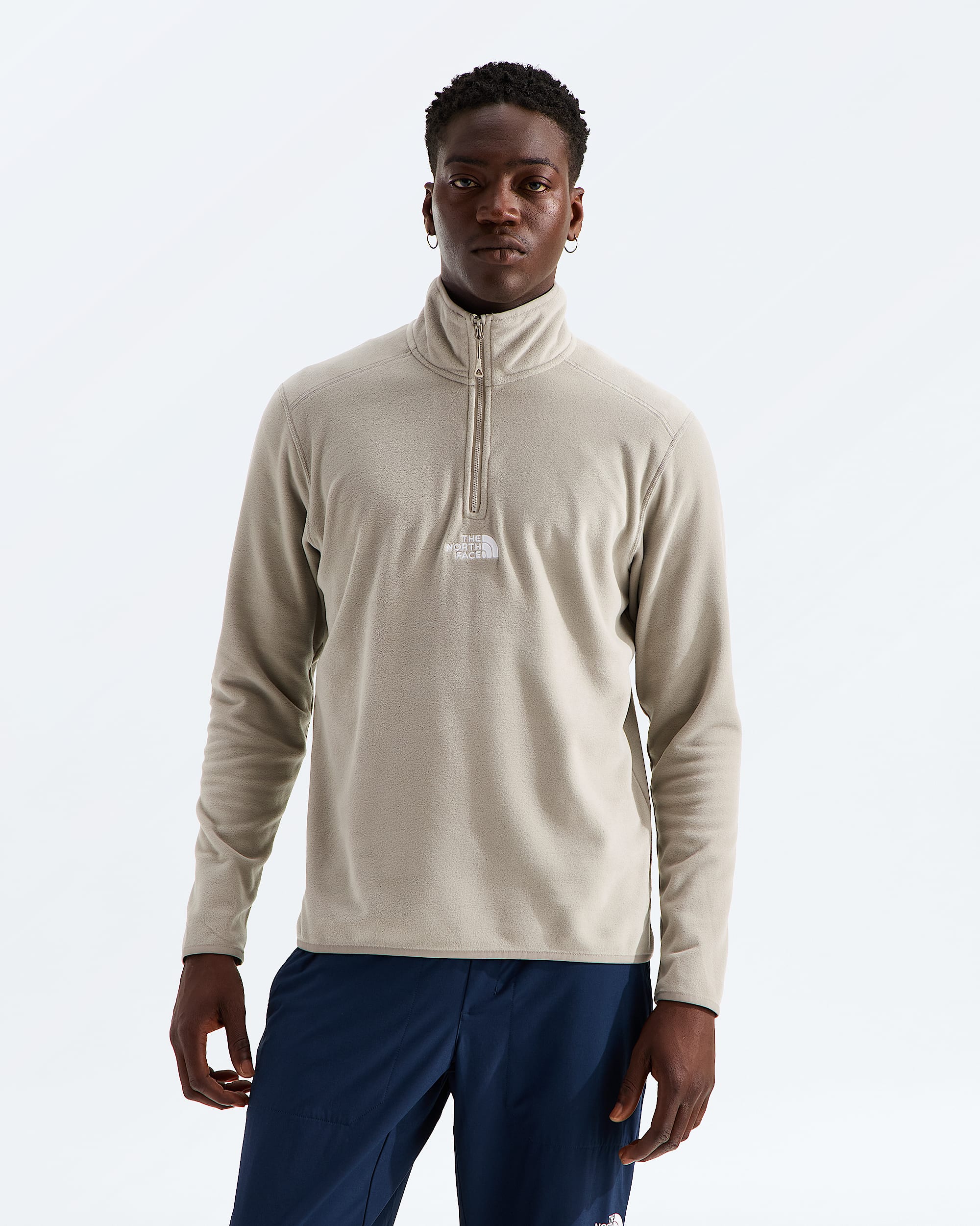 Veste  glissire un quart Glacier pour hommes logo brod TNF HERO