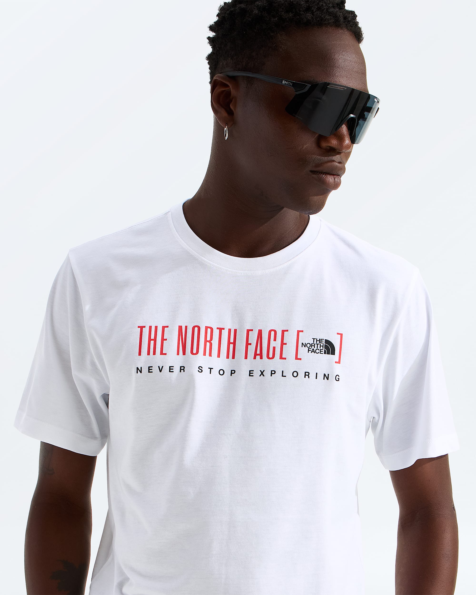 Mens Bracket Logo Regular ShortSleeve Tee TNF HERO2