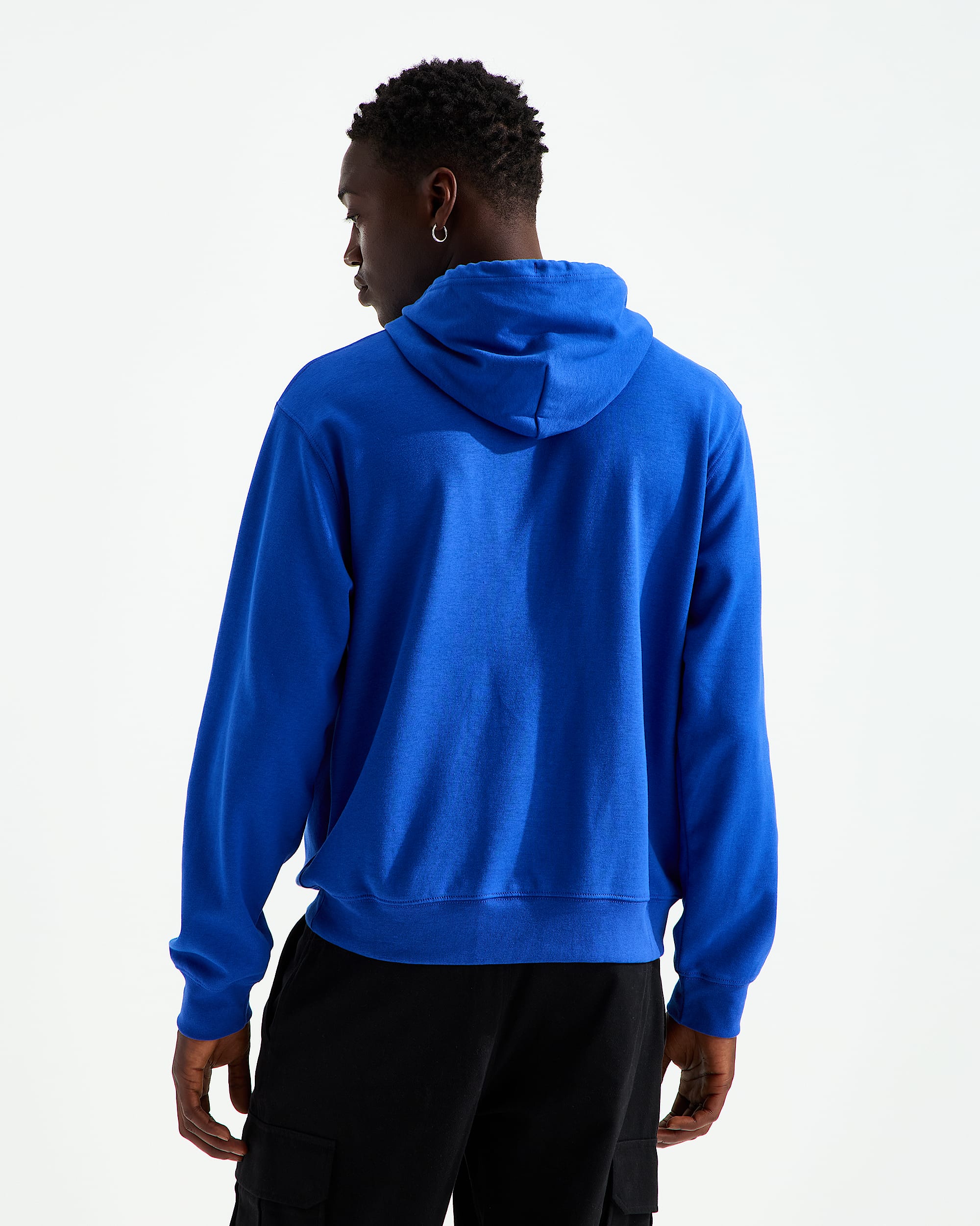 Mens TNF Double Knit Hoodie TNF BACK