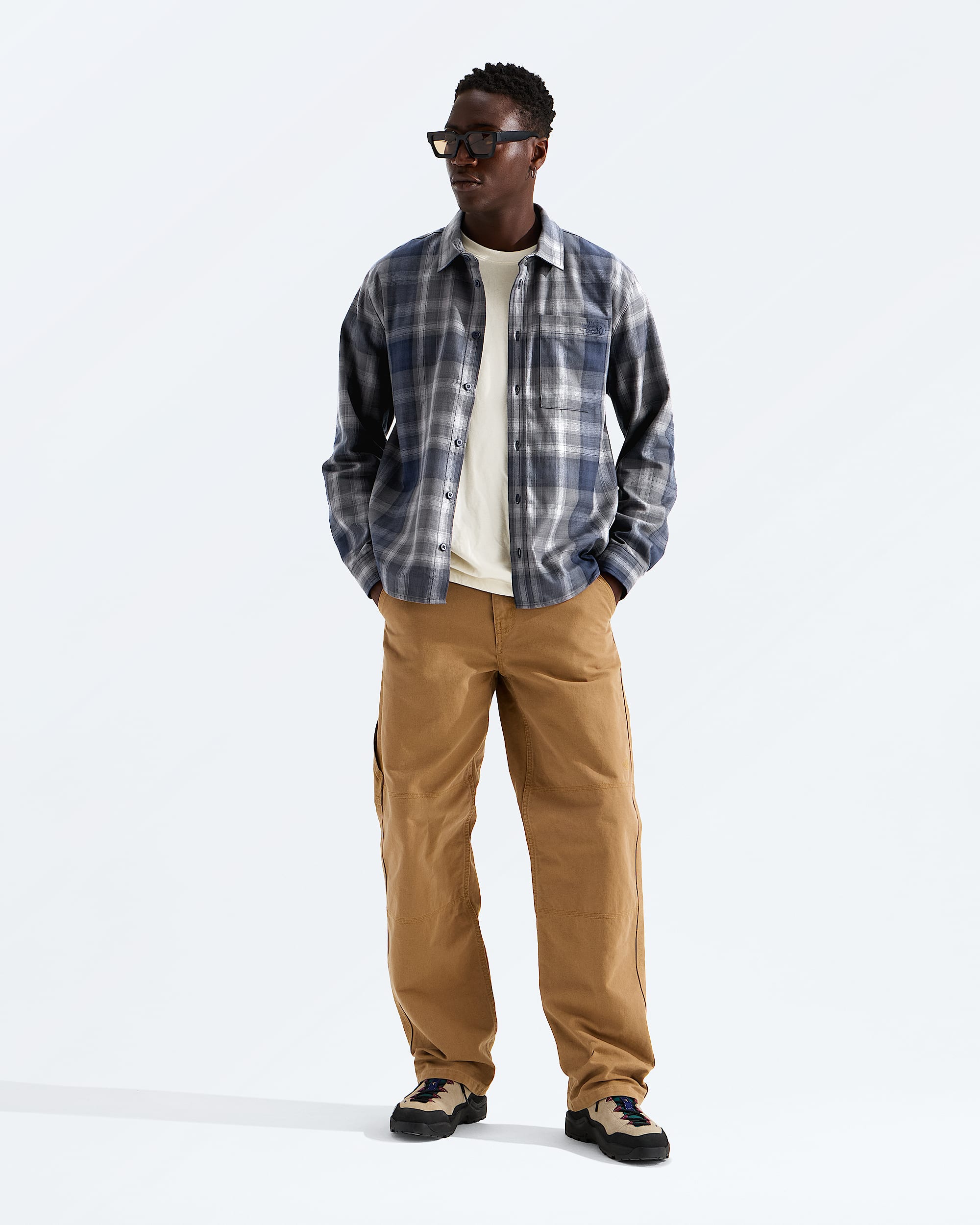Chemise  manches longues en finette Mountain Falls pour hommes TNF HERO2