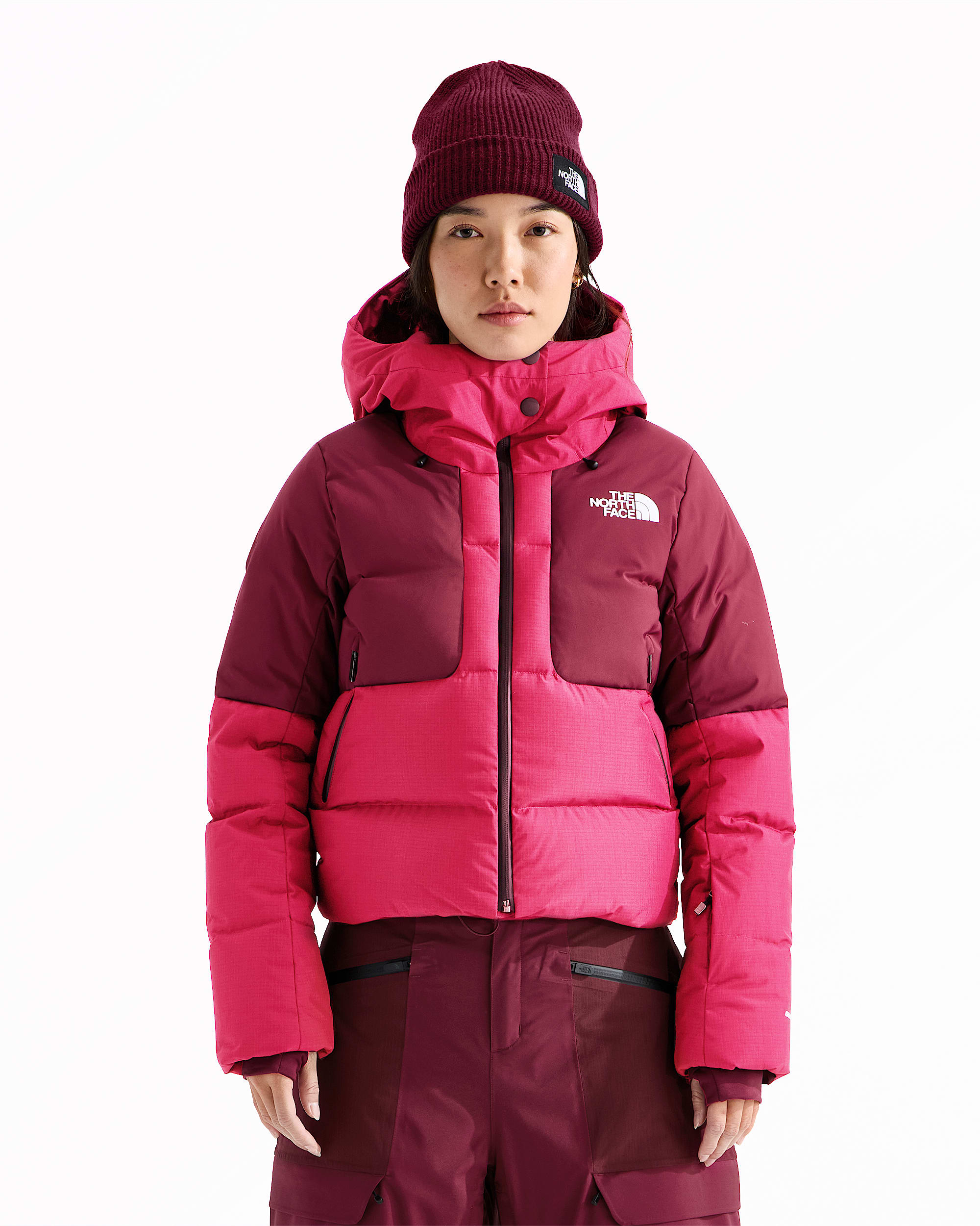 Womens Cold Spell Cropped Down Jacket TNF Main