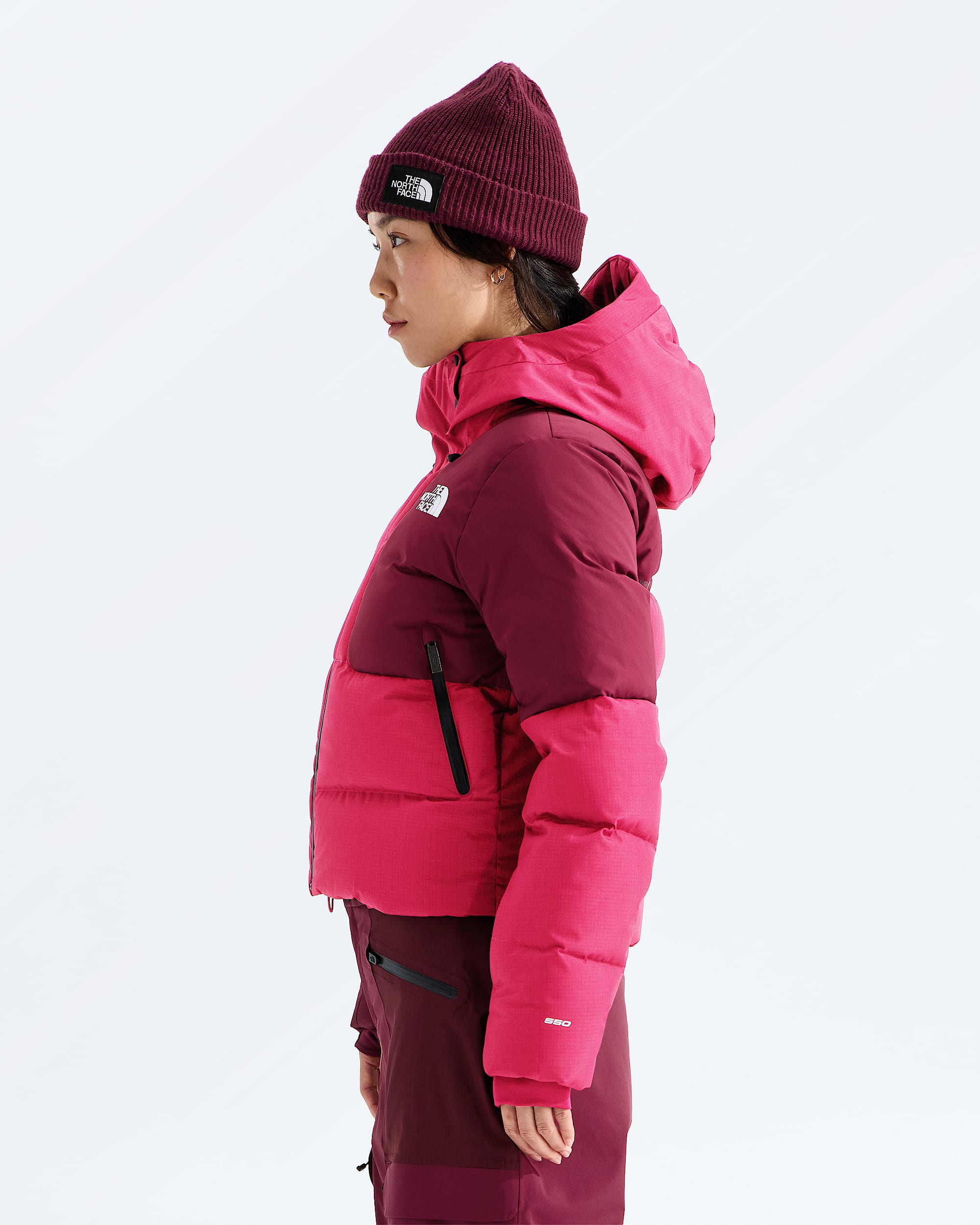 Womens Cold Spell Cropped Down Jacket TNF MODEL34