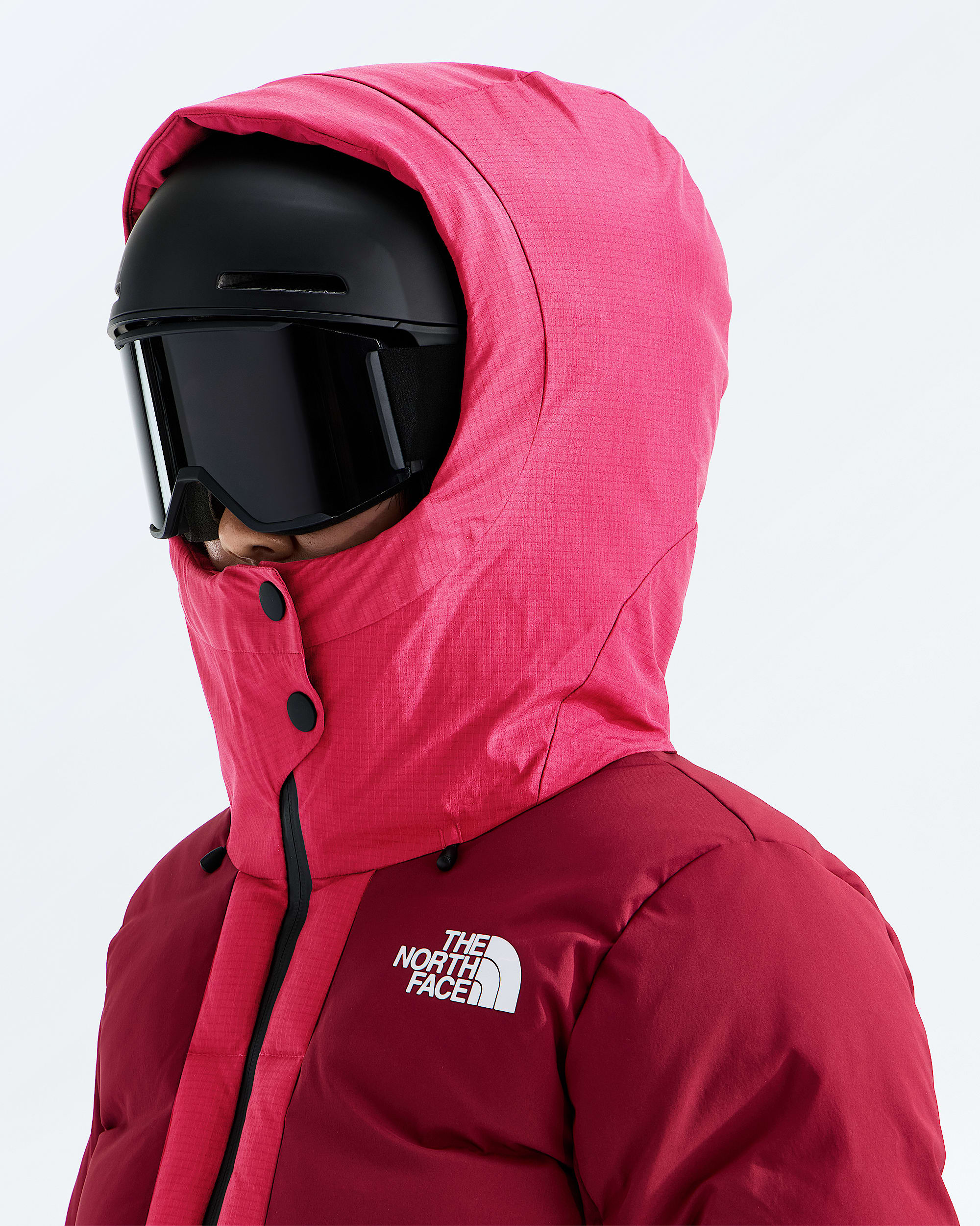 Womens Cold Spell Cropped Down Jacket TNF MODELHOOD2