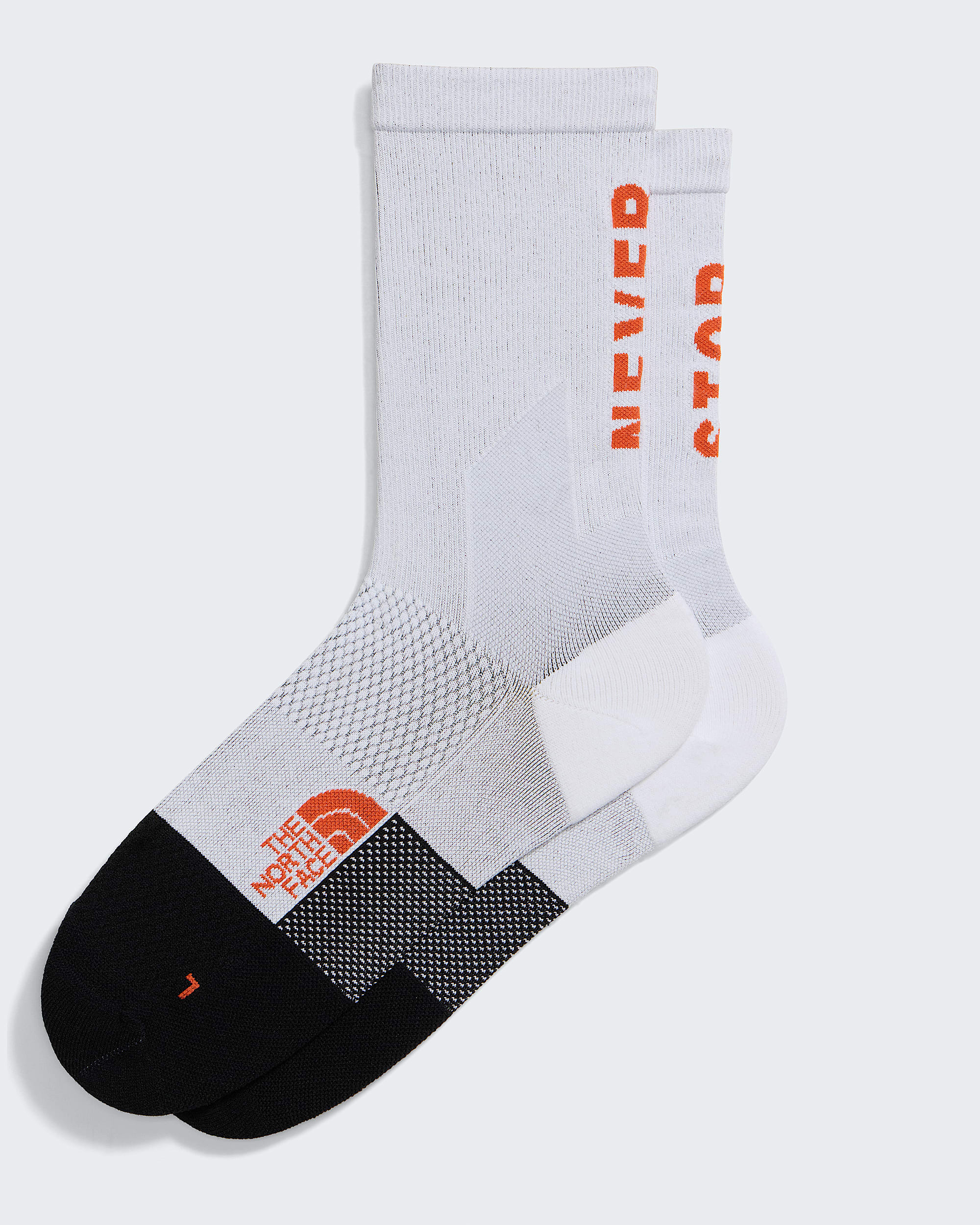 Never Stop Trail Run Crew Socks TNF HERO - 1