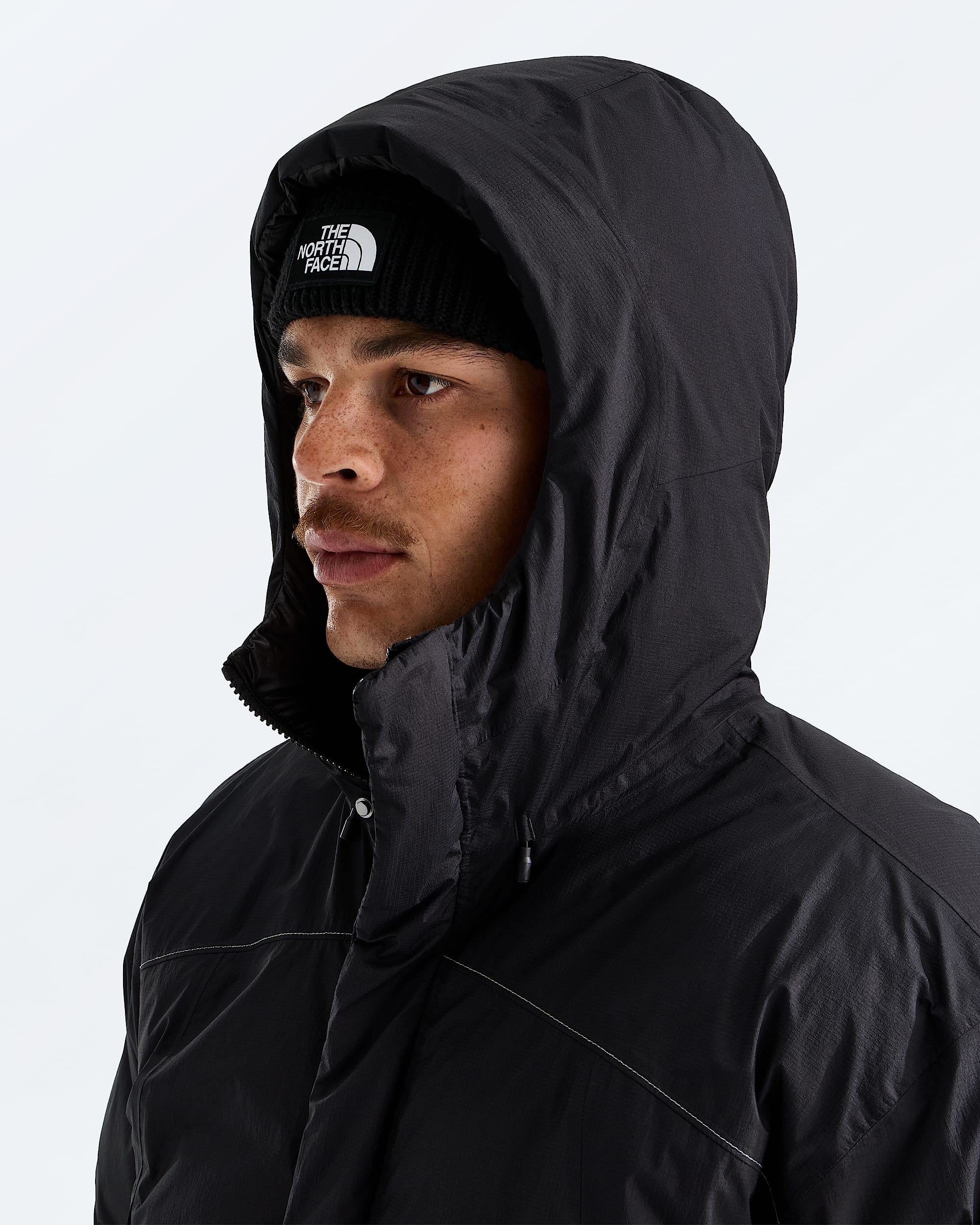 Mens TNF DRYVENT Reversible Down Jacket TNF MODELHOOD2