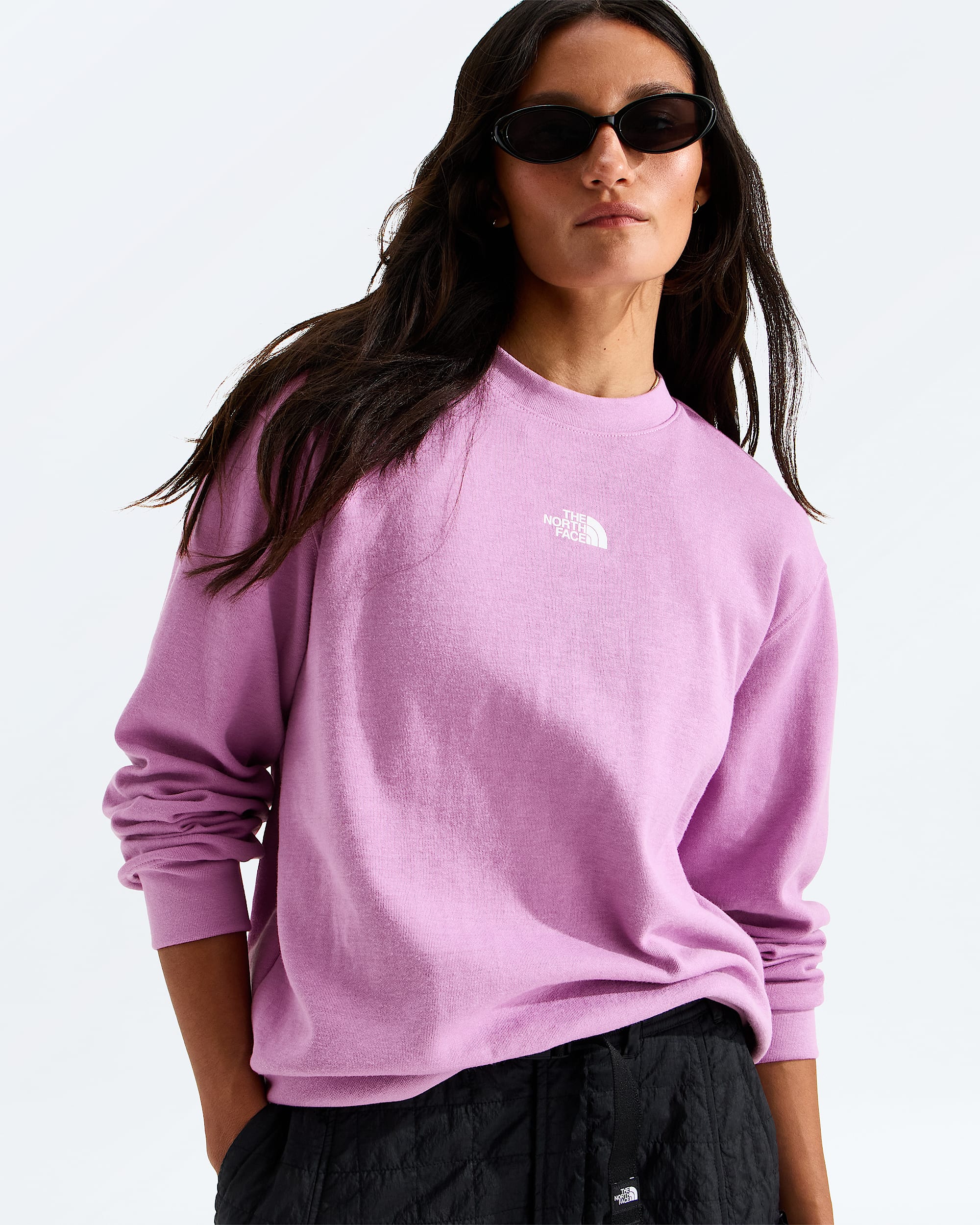 Womens TNF Double Knit Crew TNF HERO2