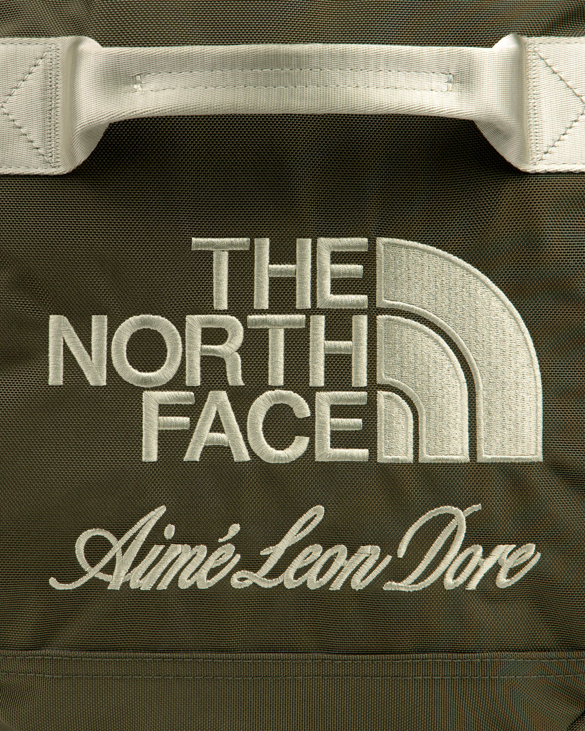 TNF X Aim Leon Dore Nylon Base Camp Duffel TNF ALT1