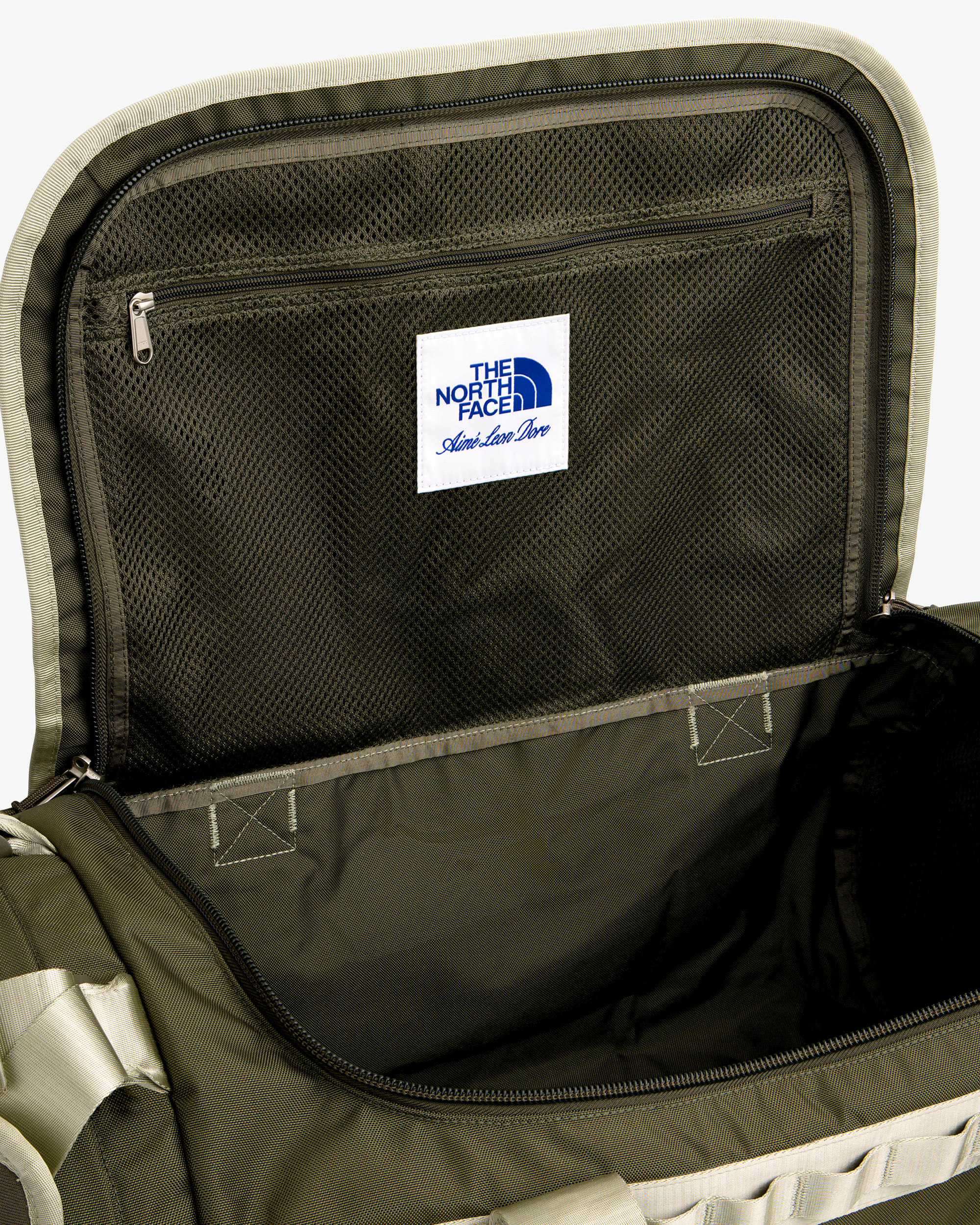 TNF X Aim Leon Dore Nylon Base Camp Duffel TNF INT
