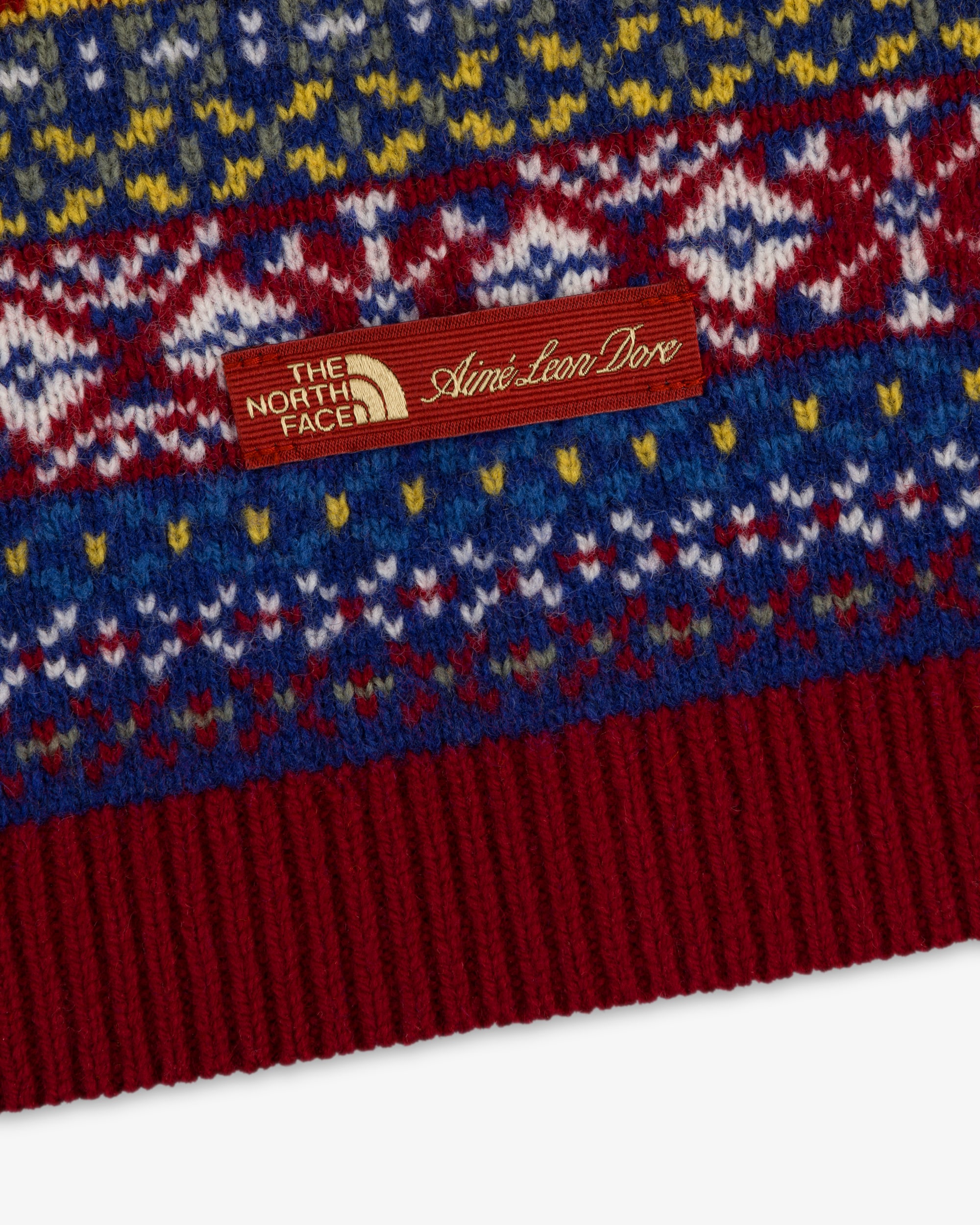 TNF X Aim Leon Dore Jacquard Balaclava TNF ALT1
