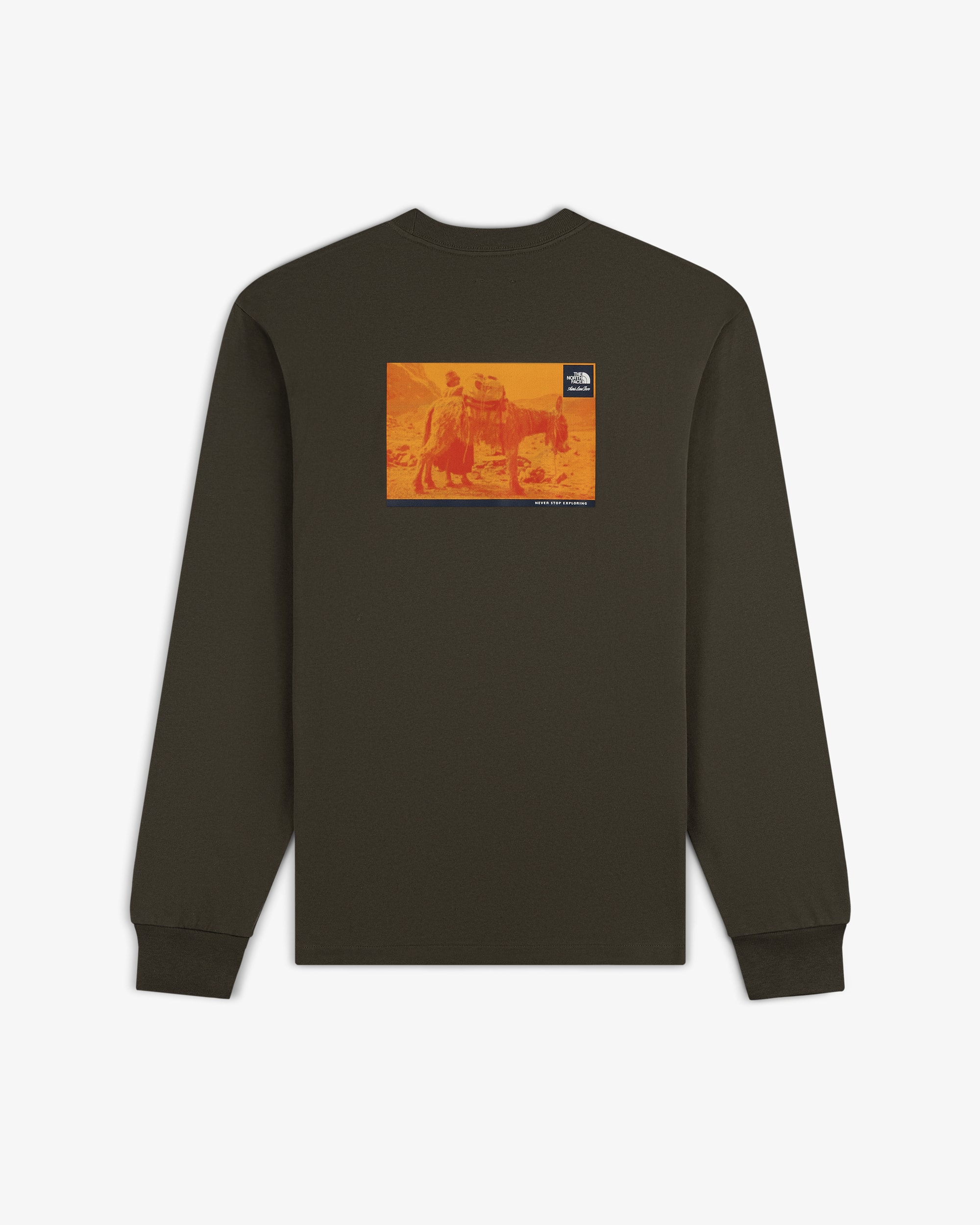 TNF X Aim Leon Dore Long Sleeve Tee TNF BACK
