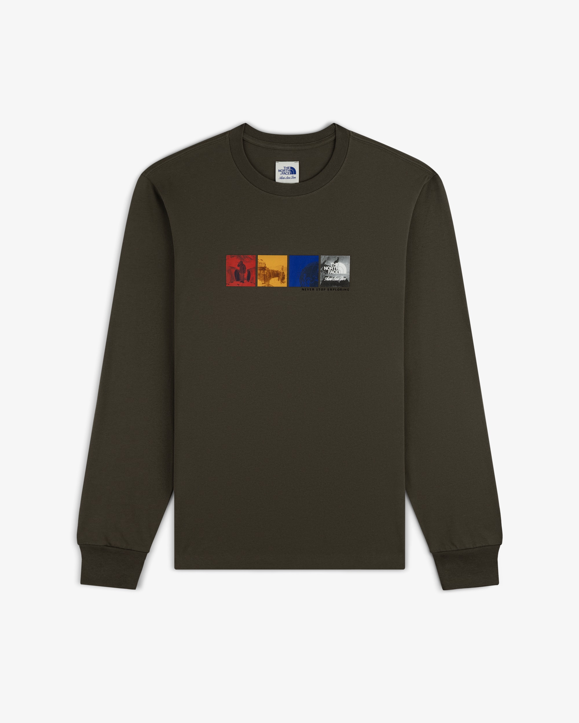 TNF X Aim Leon Dore Long Sleeve Tee TNF Main