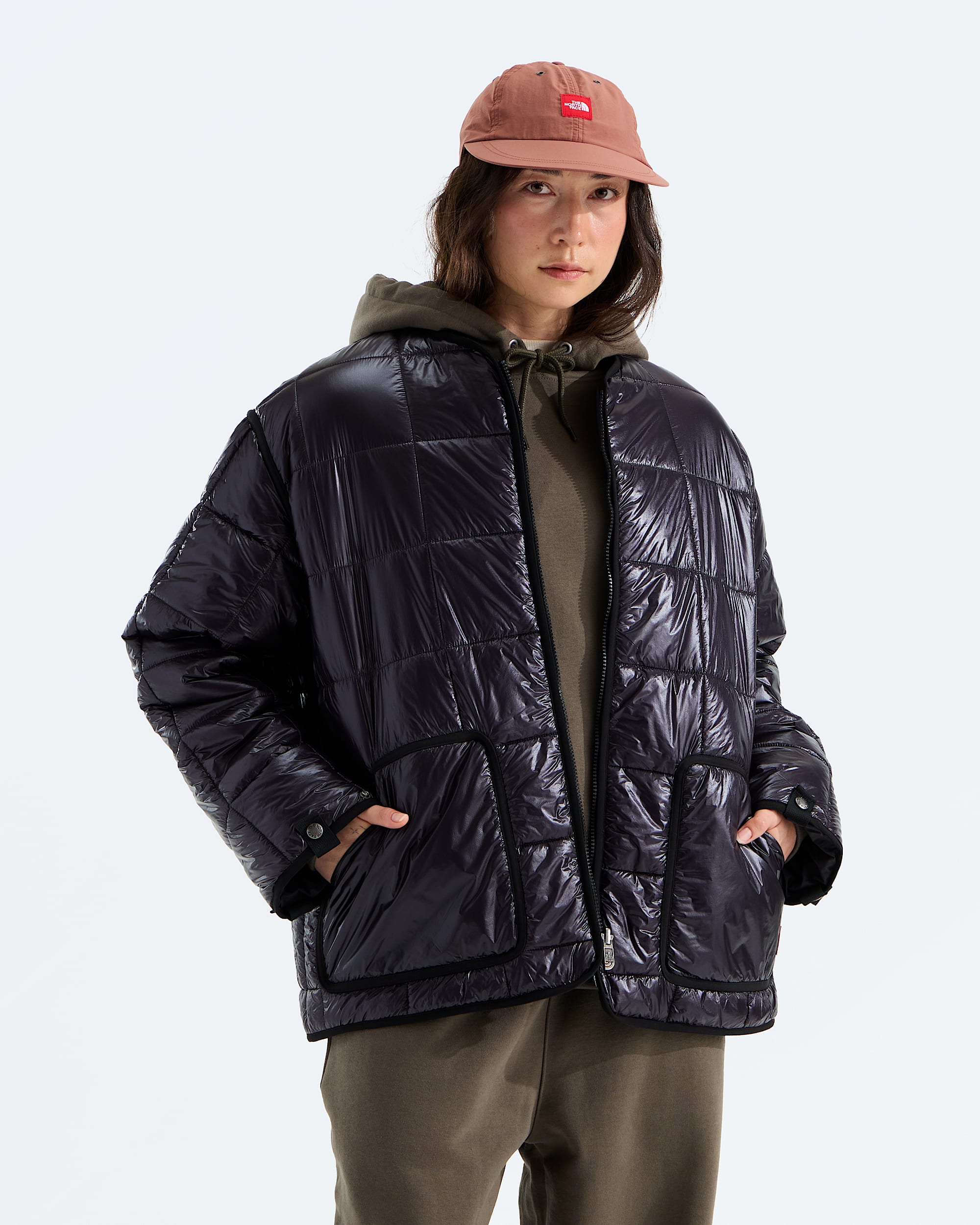 Unisex TNF Red Box Liner Jacket TNF ALT1