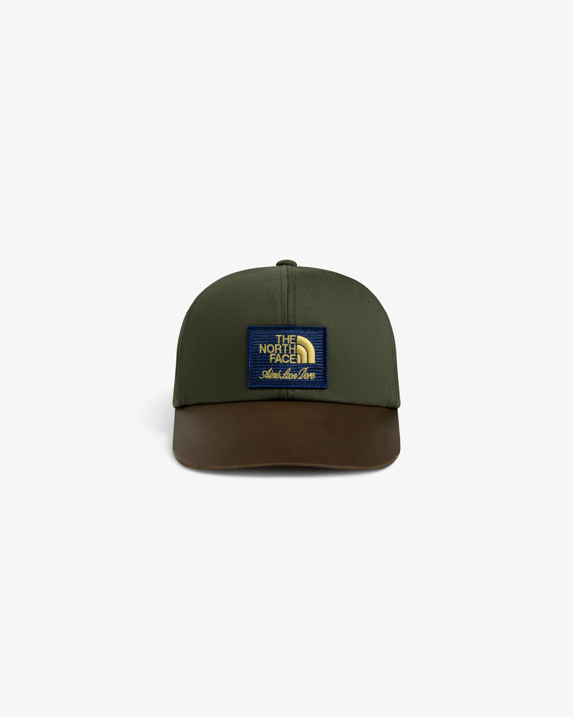 TNF X Aim Leon Dore Leather Cap TNF HERO