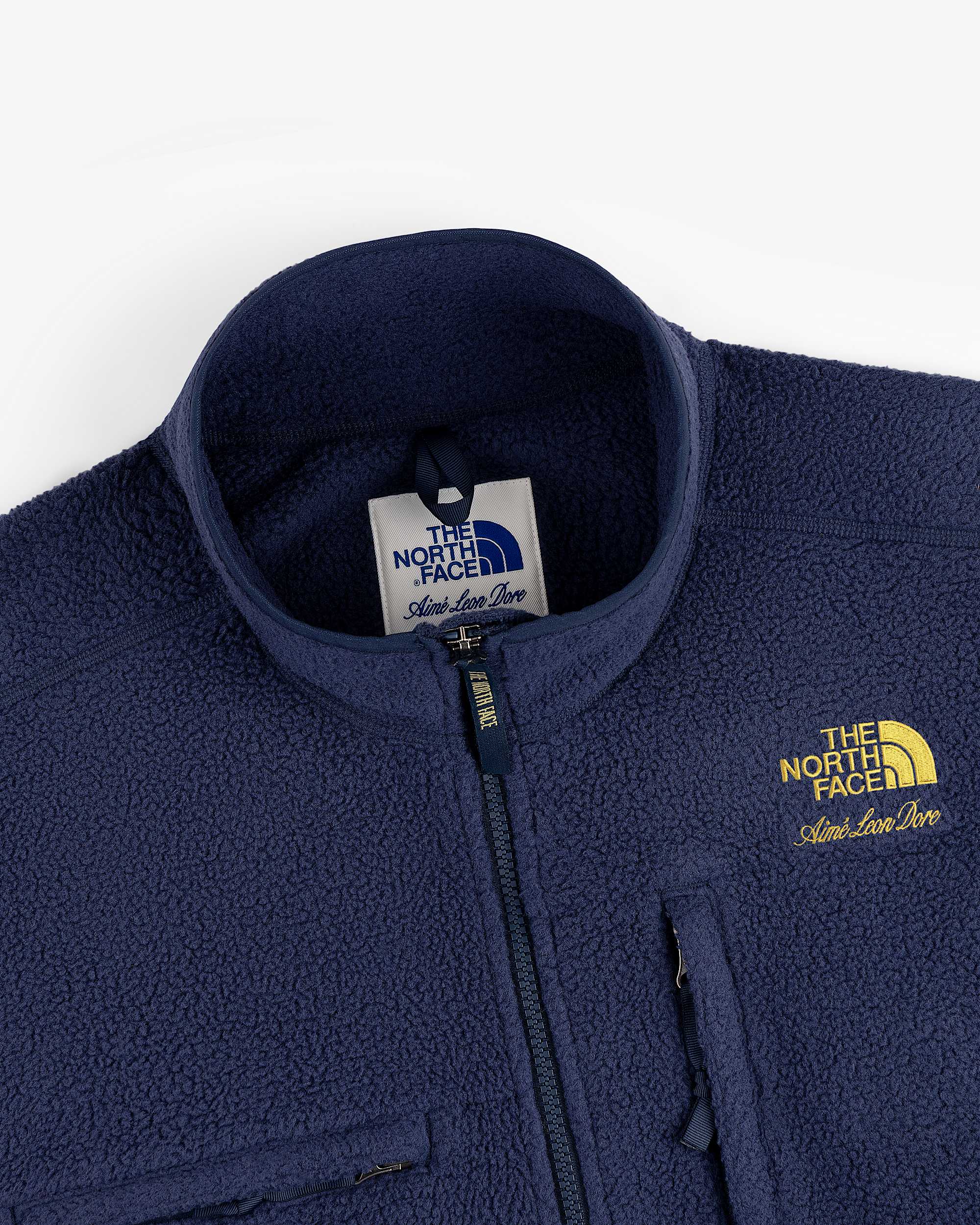 TNF X Aim Leon Dore 95 Denali HalfZip Fleece Pullover TNF ALT3