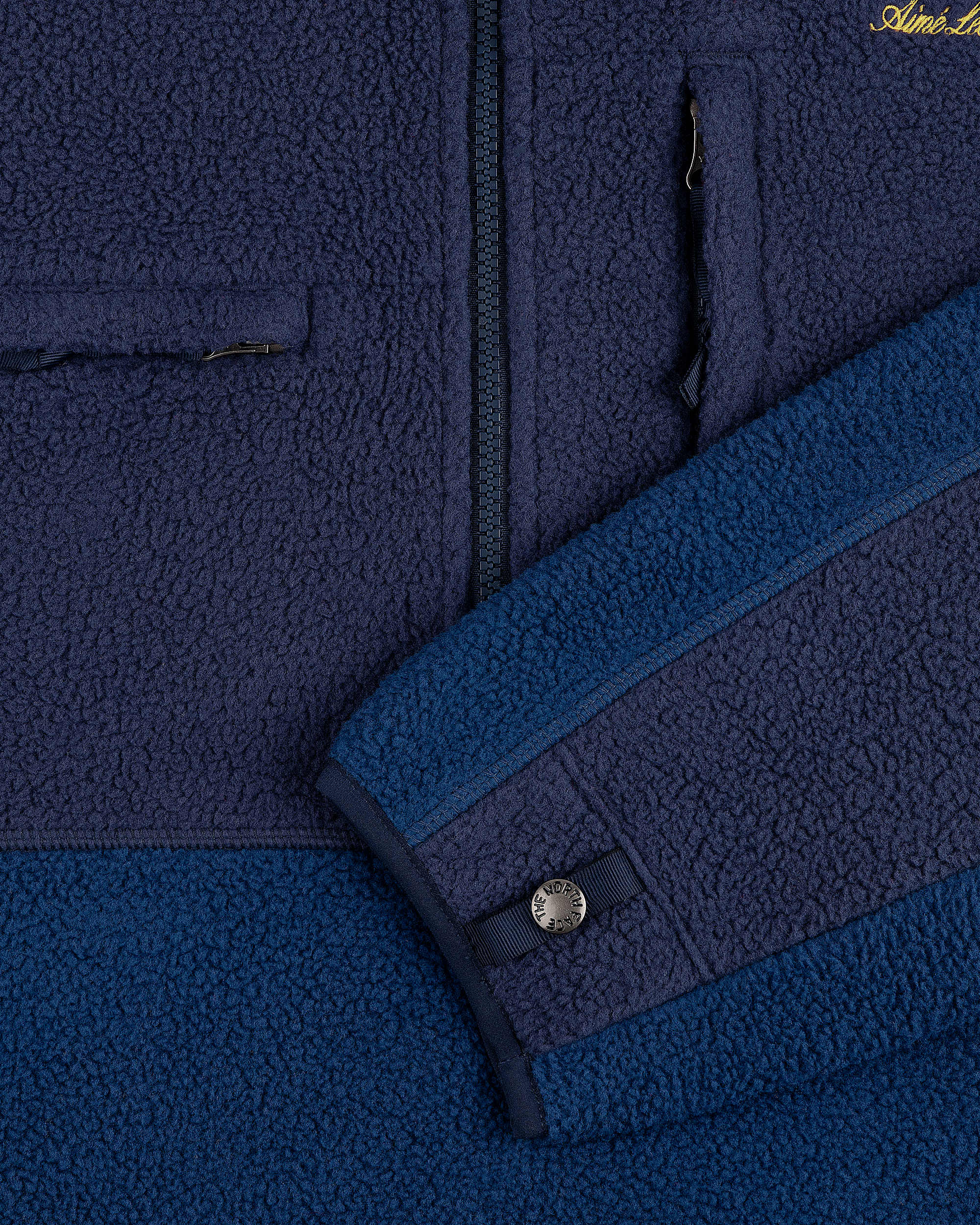 TNF X Aim Leon Dore 95 Denali HalfZip Fleece Pullover TNF ALT2