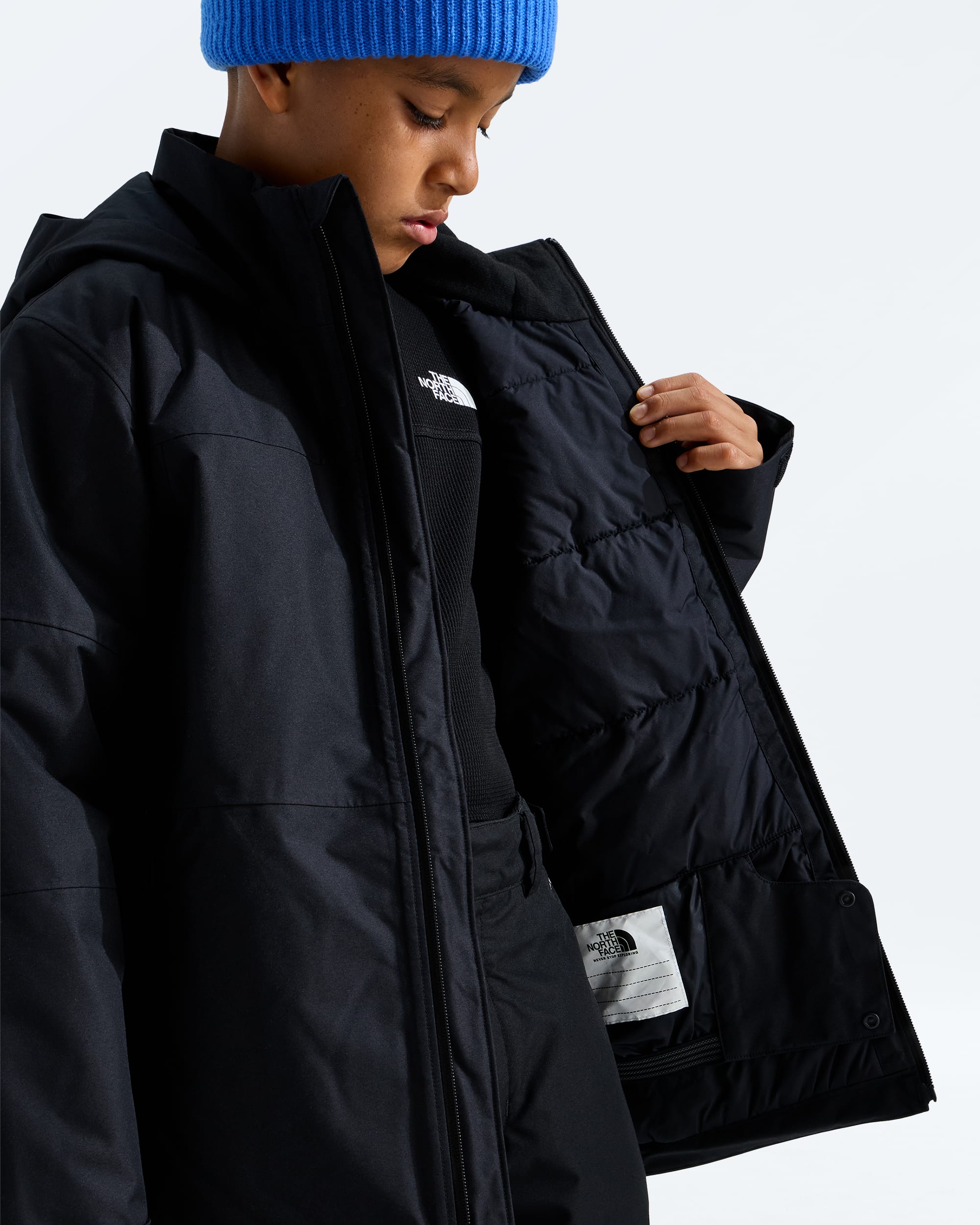 Boys Freedom Insulated Jacket TNF MODELINT