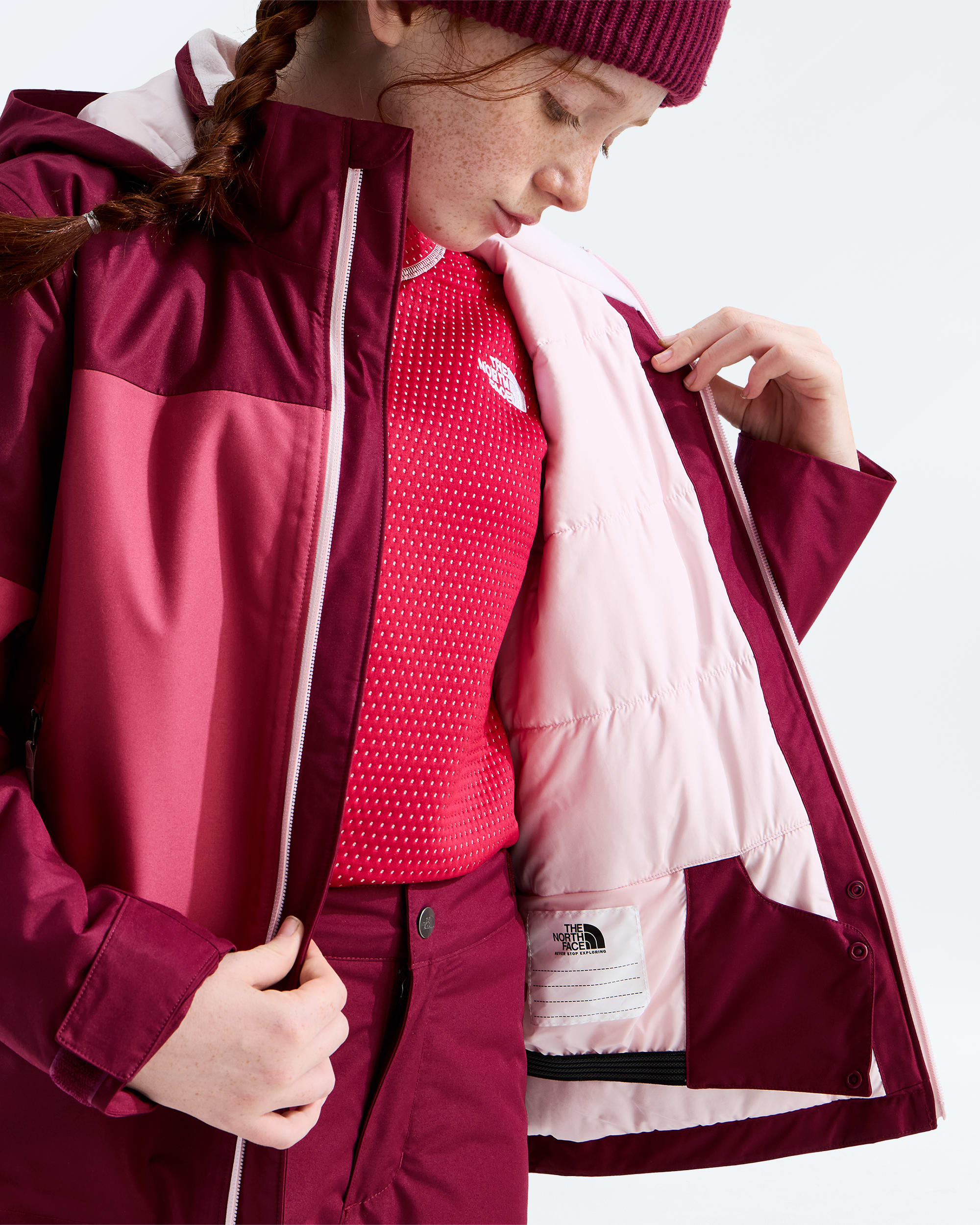 Girls Freedom Insulated Jacket TNF MODELINT