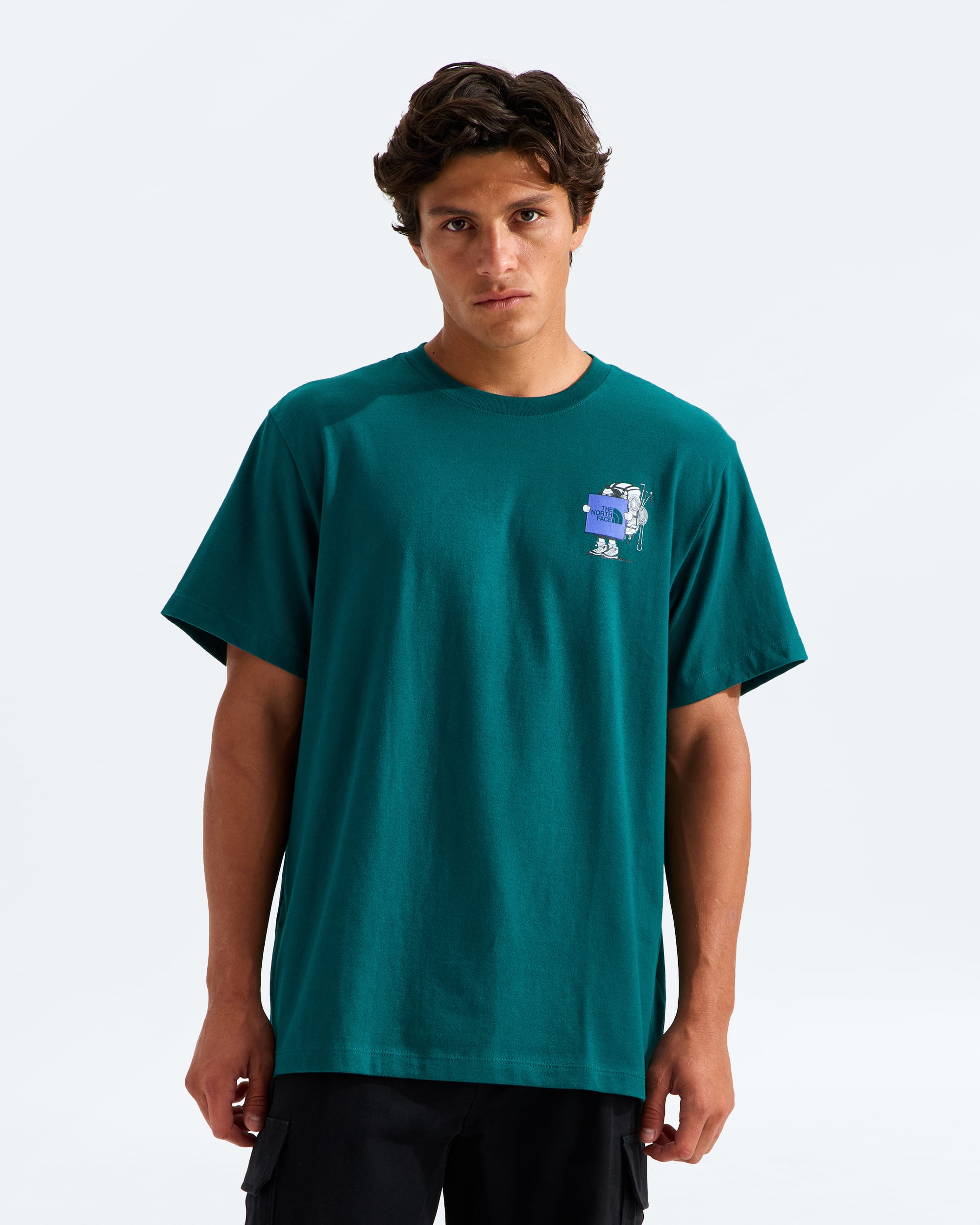 Unisex Gear Up Get Out Relaxed ShortSleeve TeeGraphic TNF BACK