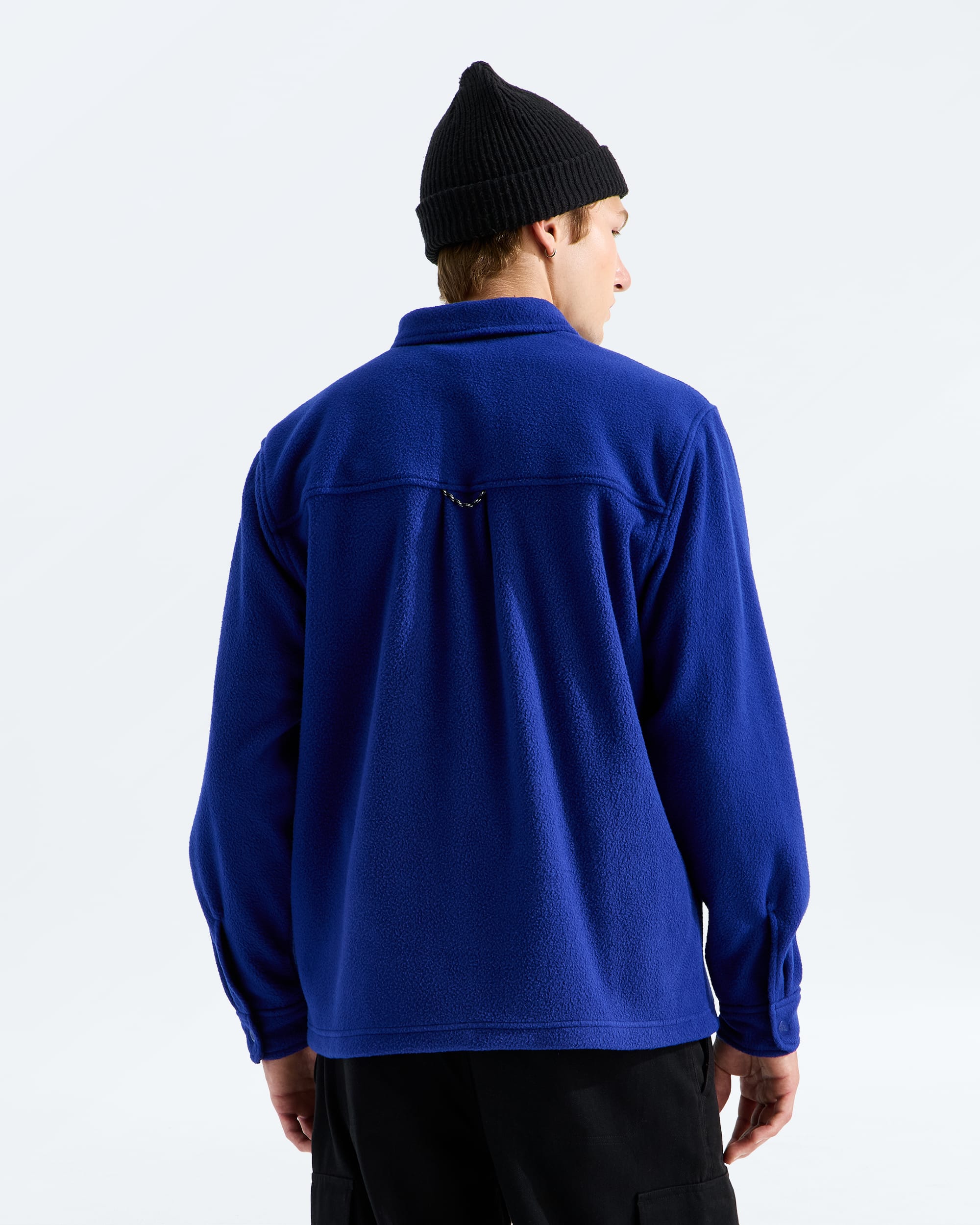 Mens Open Range Fleece LongSleeve Shirt TNF BACK