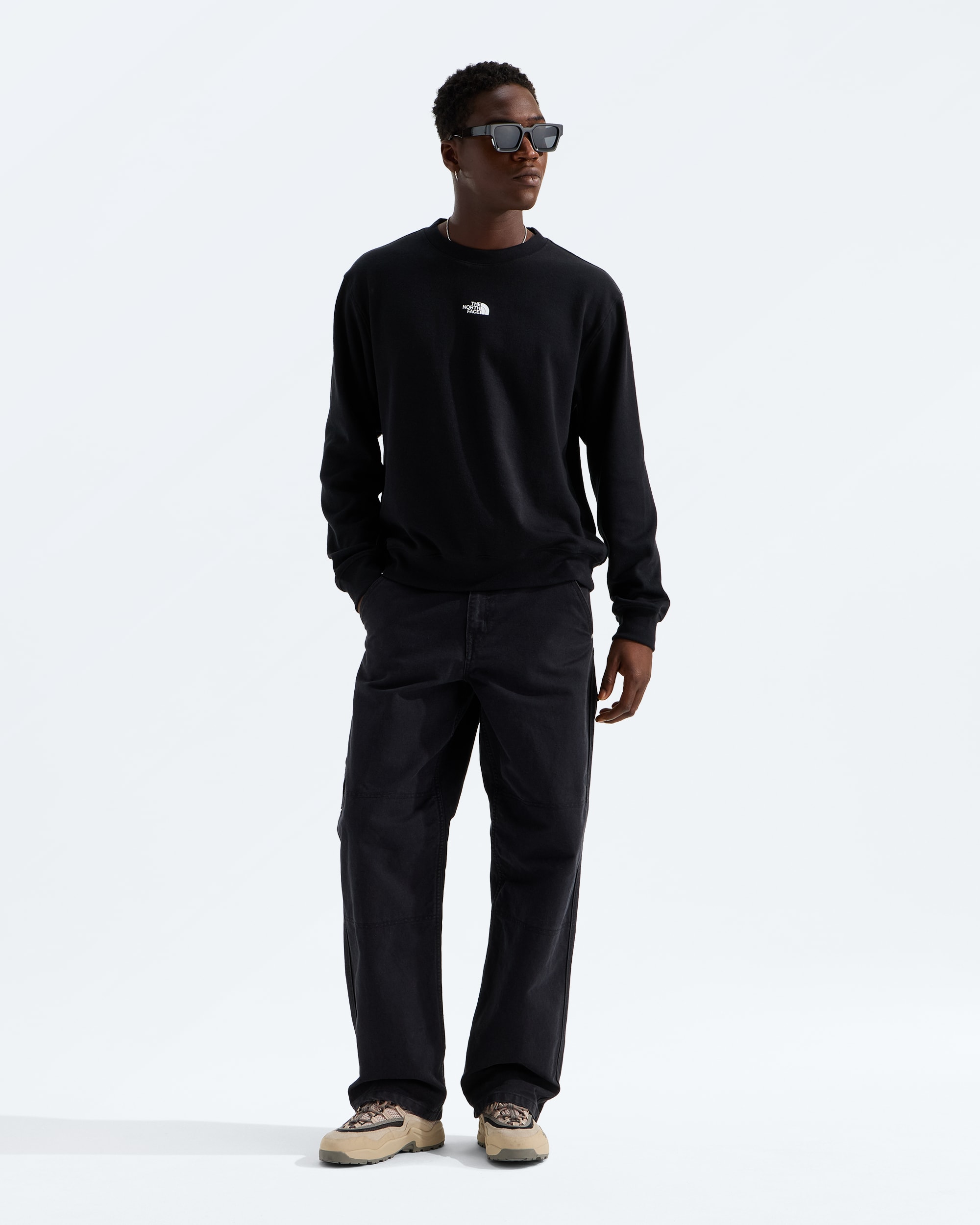 Mens TNF Double Knit Crew TNF HERO2