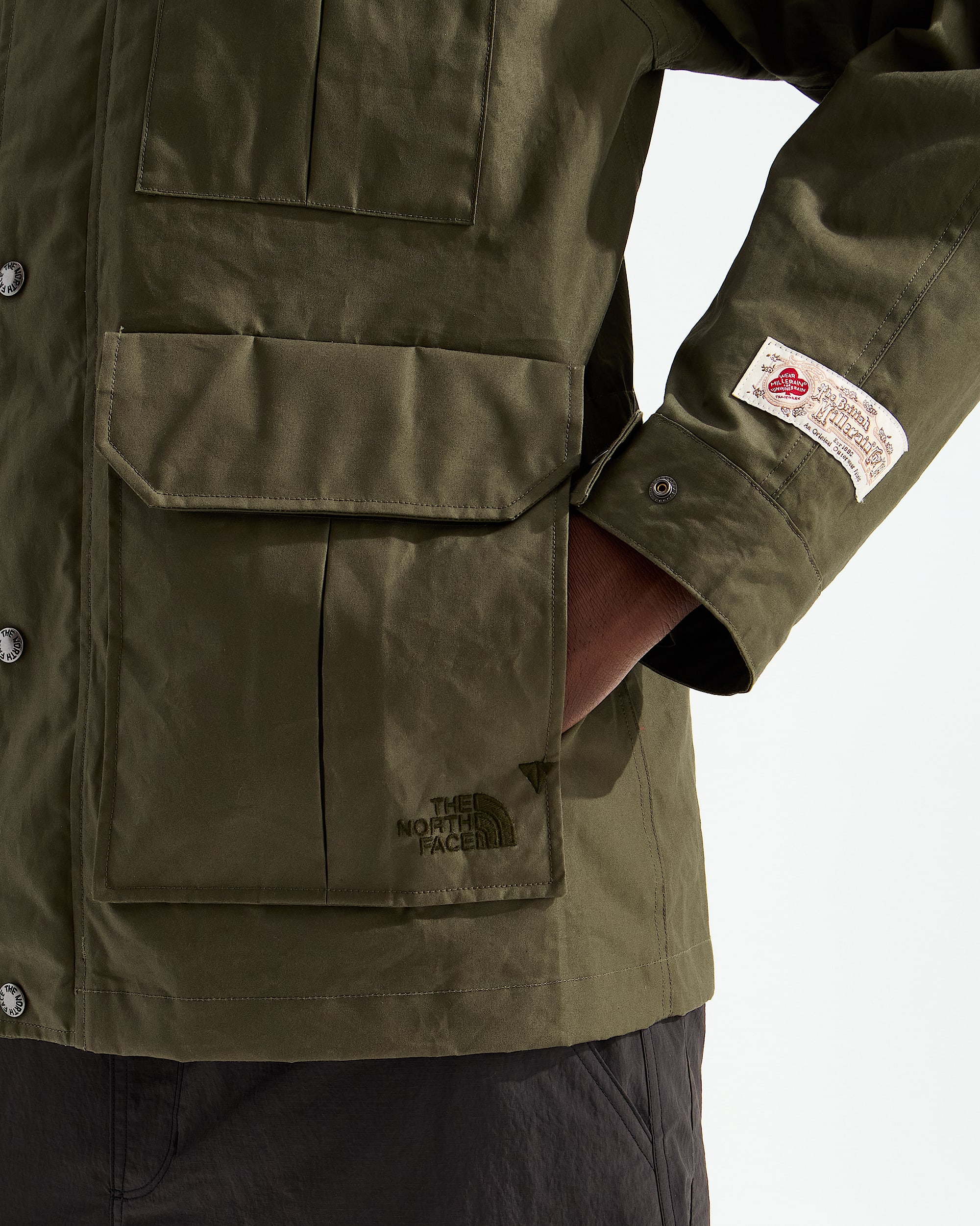 TNF Red Box British Millerain 76 Mountain Parka TNF HERO3