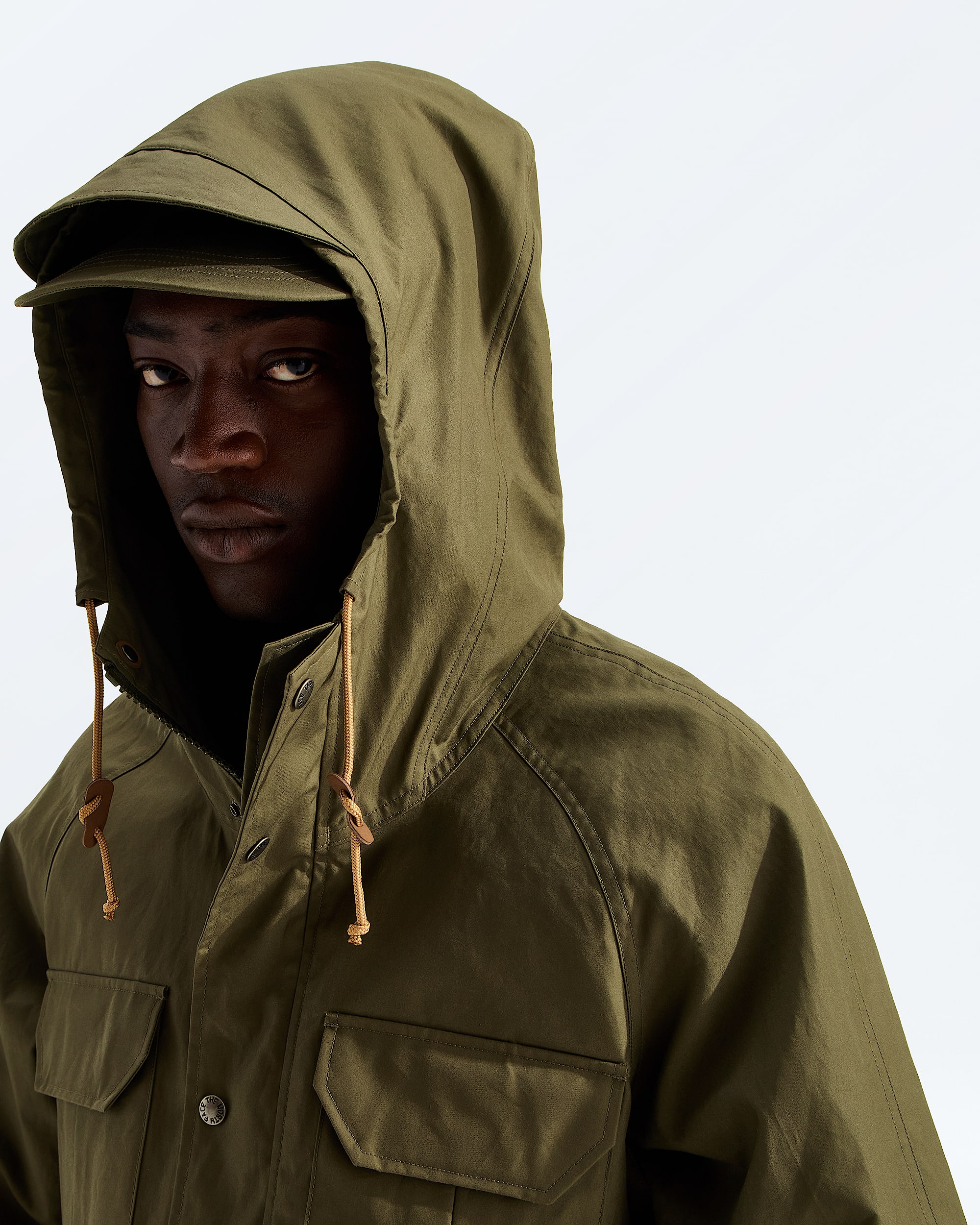 TNF Red Box British Millerain 76 Mountain Parka TNF MODELHOOD1