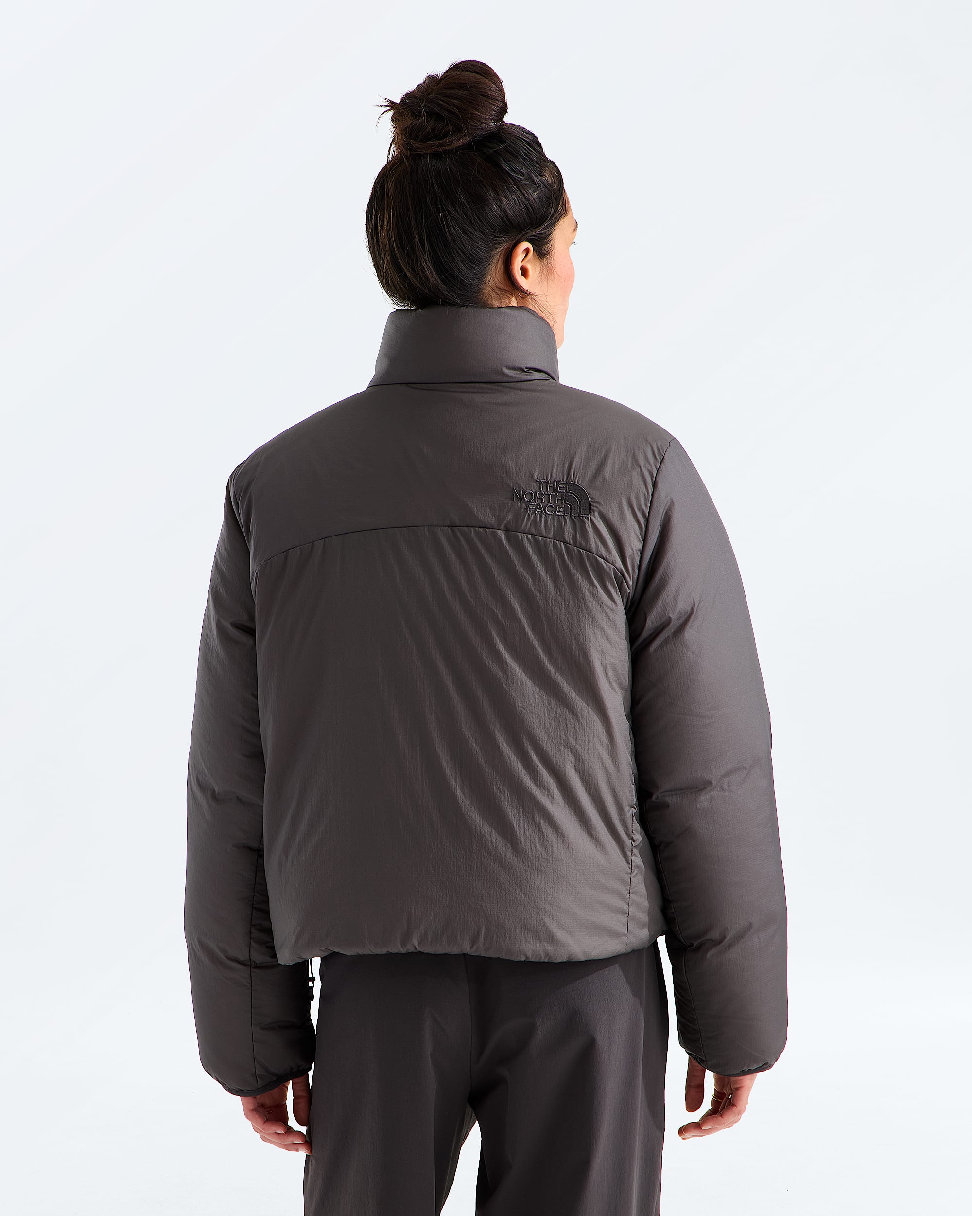 Womens Pertex Nuptse Reversible Jacket TNF BACK
