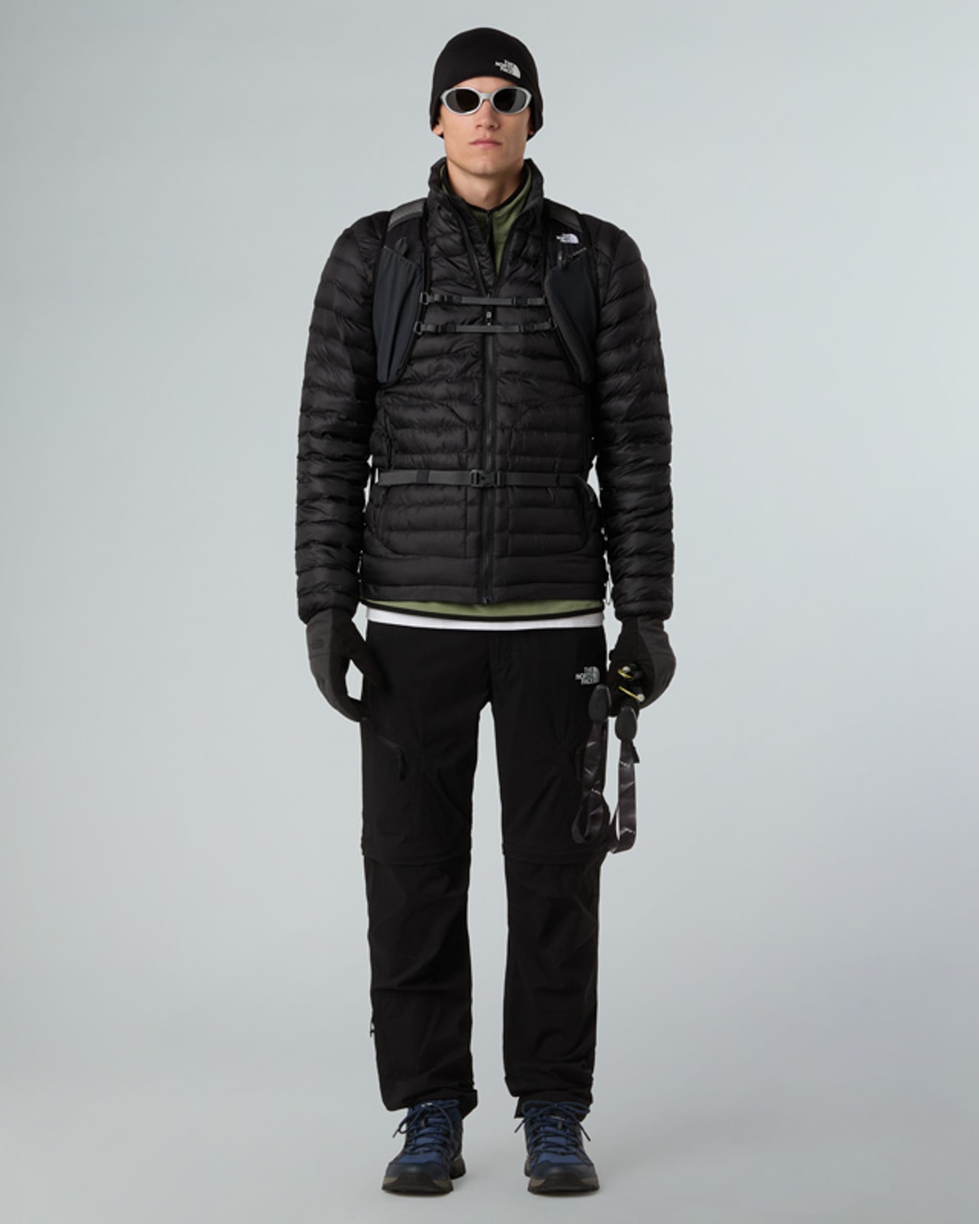 Mens Exploration Regular Tapered Convertible Pant TNF ALT1