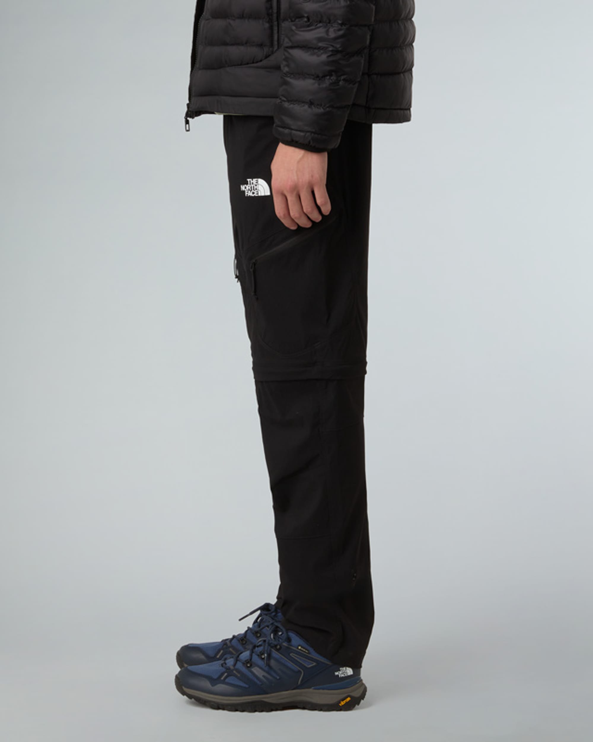 Mens Exploration Regular Tapered Convertible Pant TNF ALT2