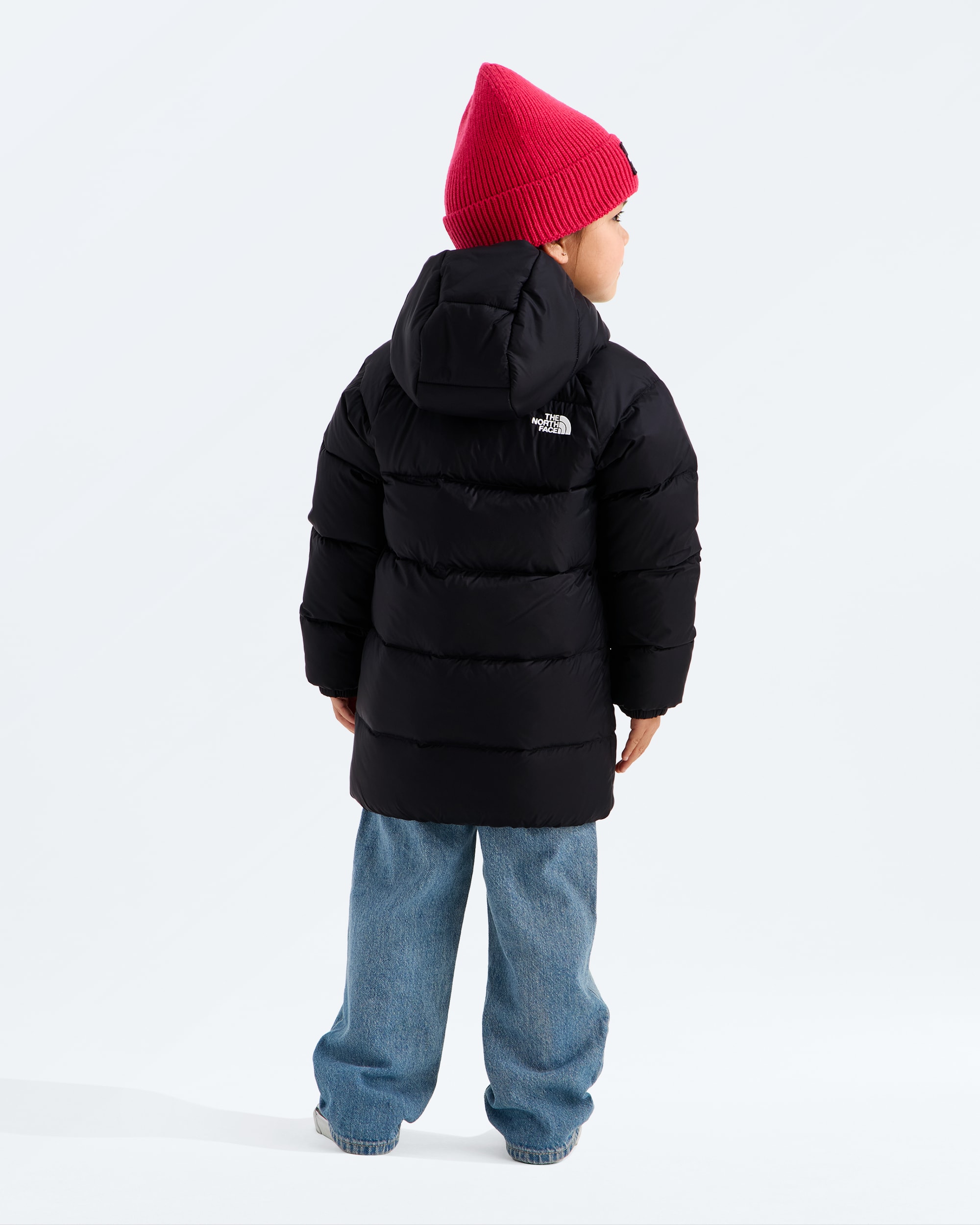 Kids Hydrenalite Down Hooded Parka TNF BACK